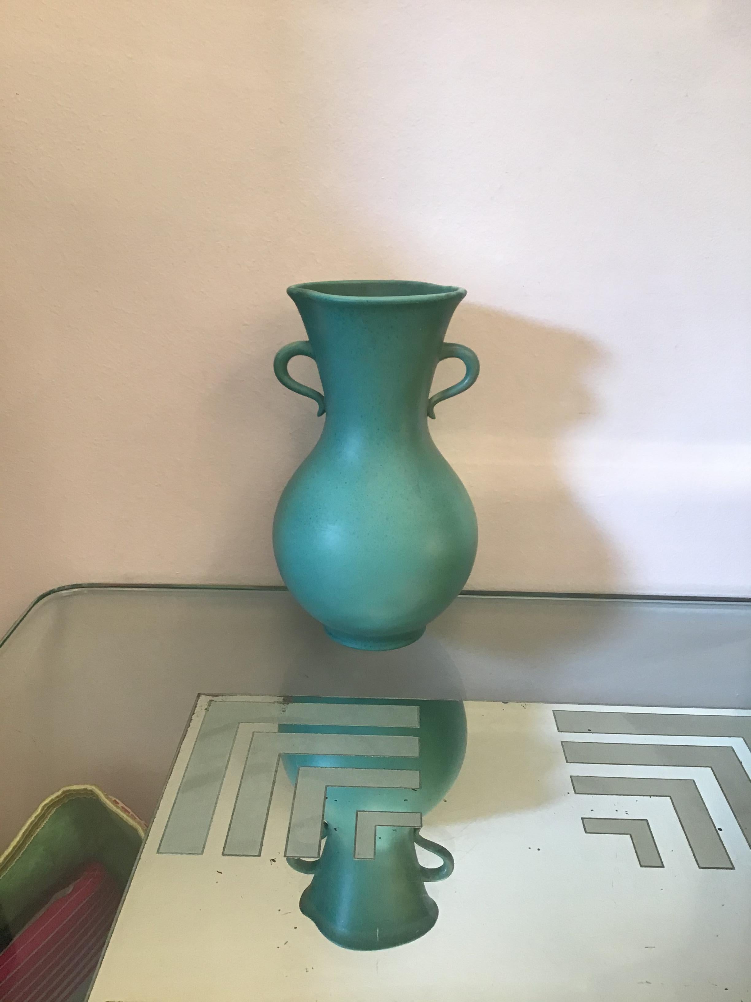 Vase en céramique Richard Ginori Giovanni Gariboldi, 1950, Italie  en vente 2