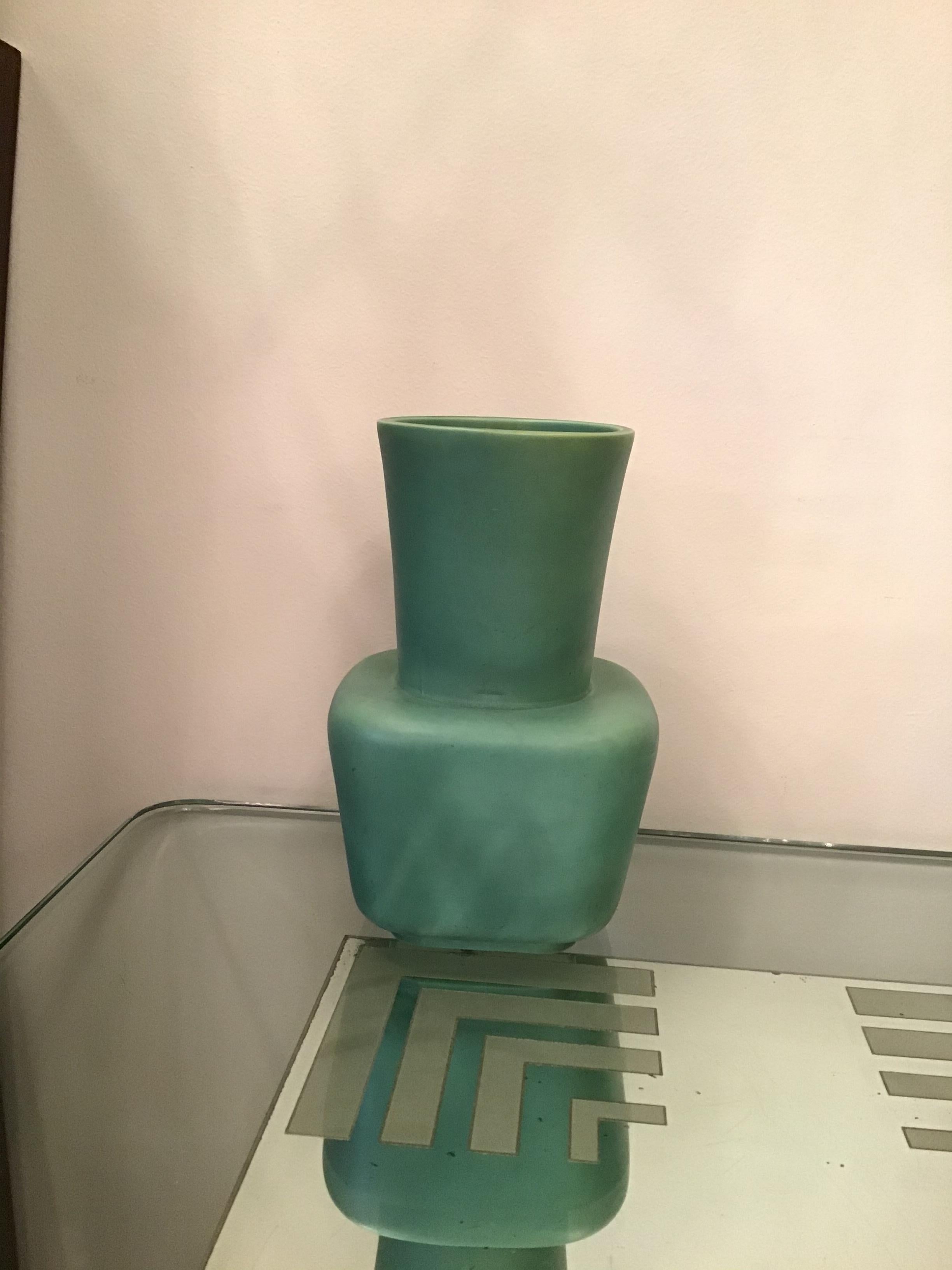 Richard Ginori Giovanni Gariboldi Vase aus Keramik, 1950, Italien im Angebot 3