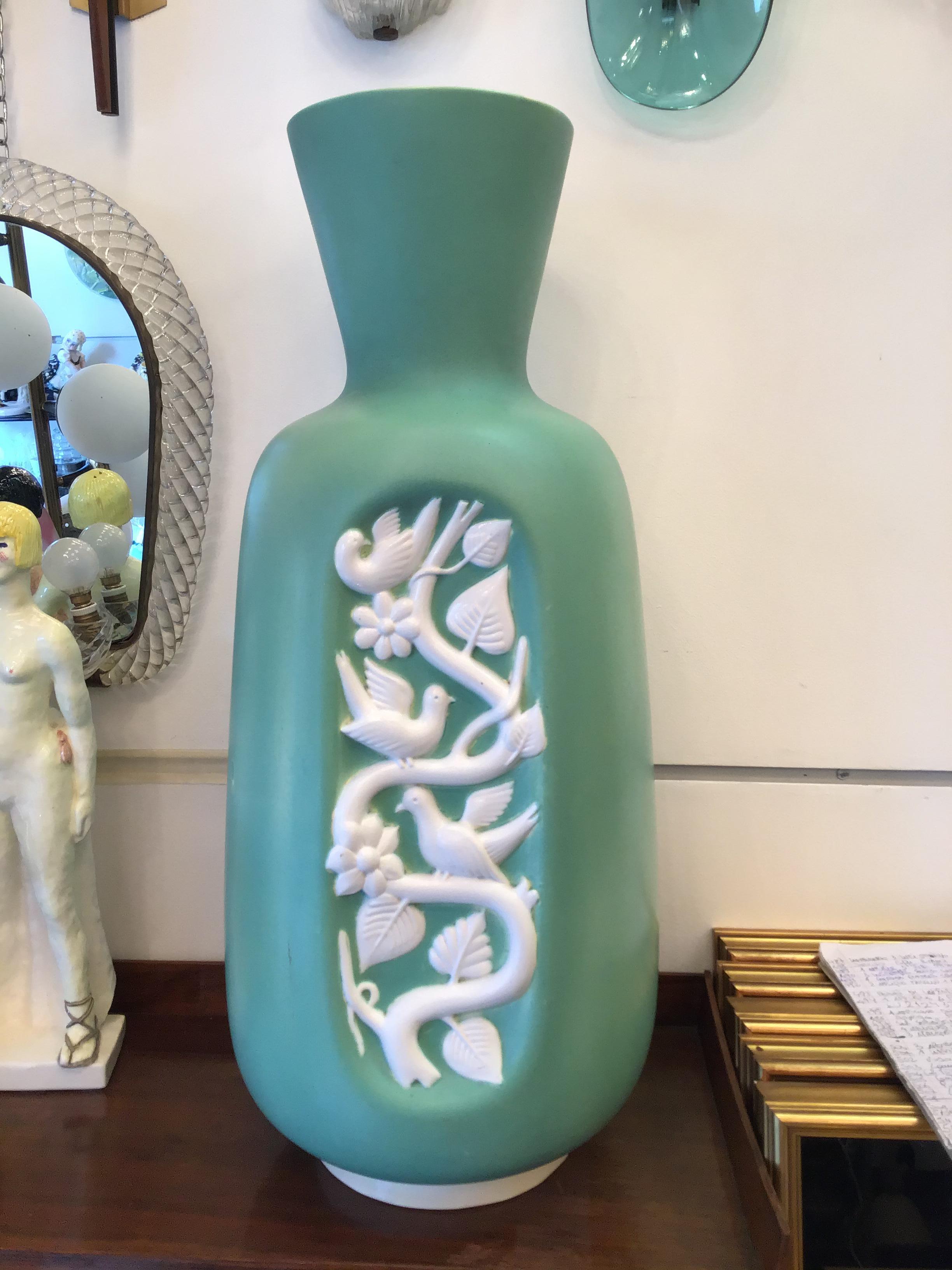 Vase aus Keramik von Richard Ginori Giovanni Gariboldi, Italien, 1938 im Angebot 3