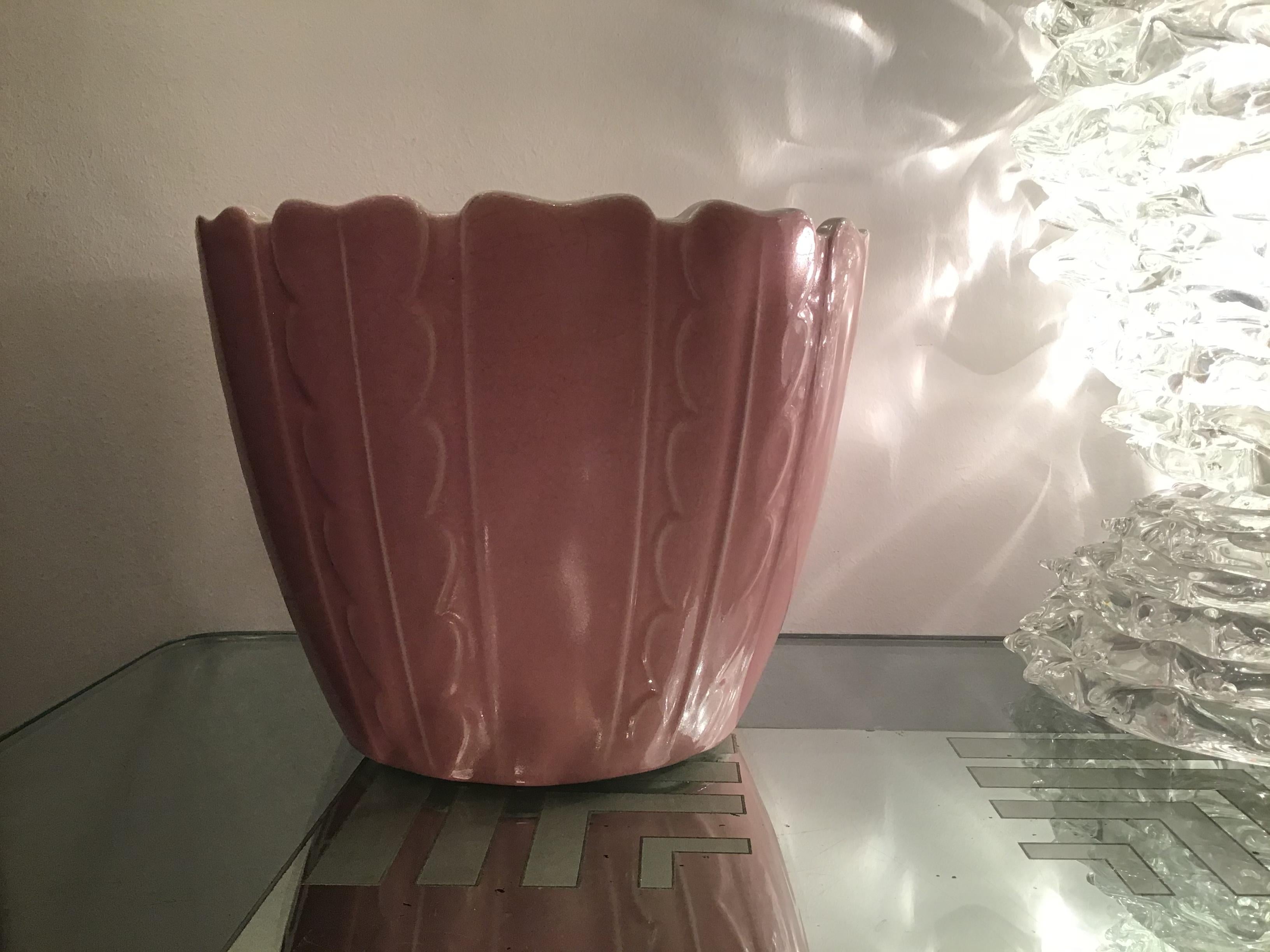 Vase en céramique Richard Ginori Giovanni Gariboldi, 1950, Italie en vente 2