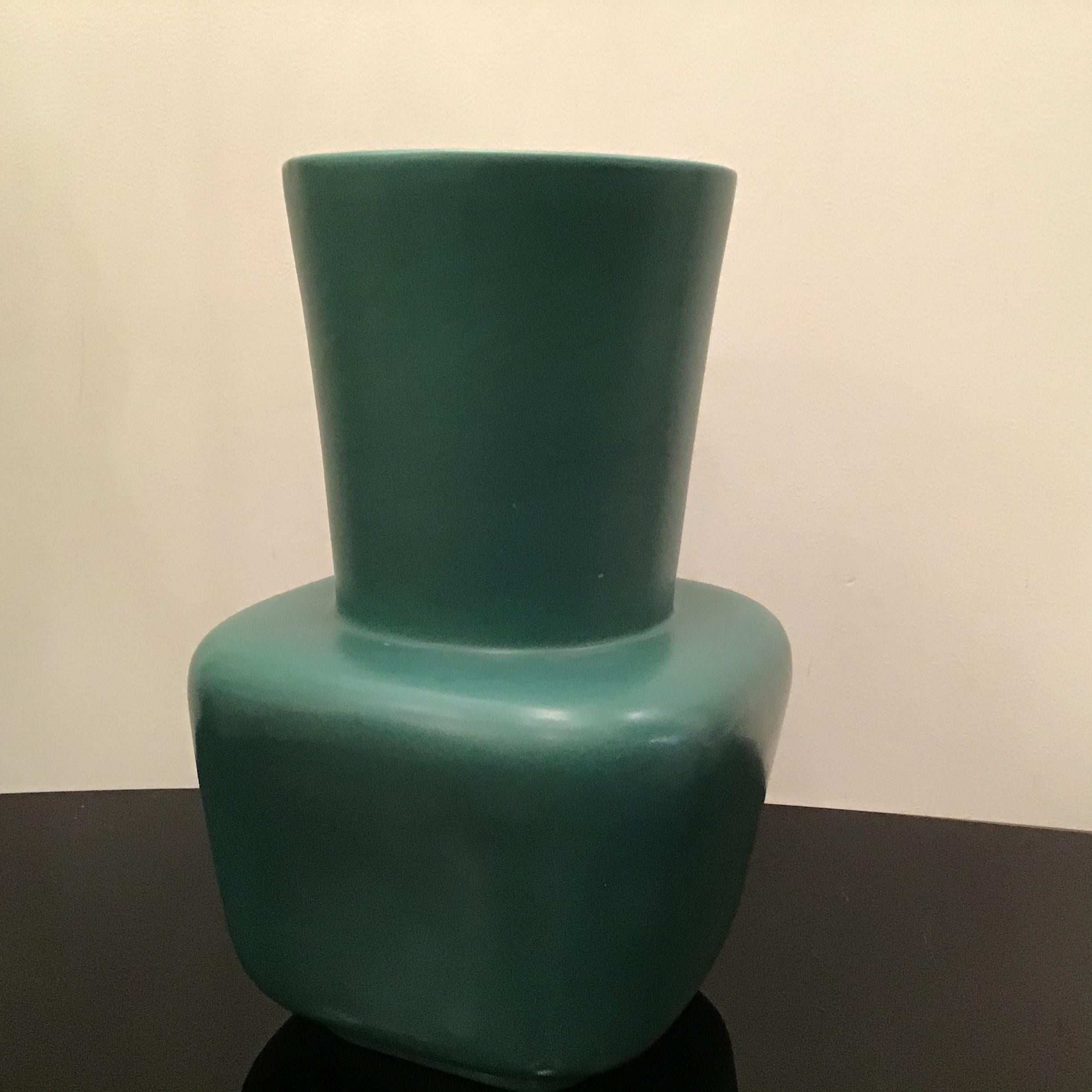 Richard Ginori “Giovanni Gariboldi “ Vase Ceramic 1950 Italy For Sale 3