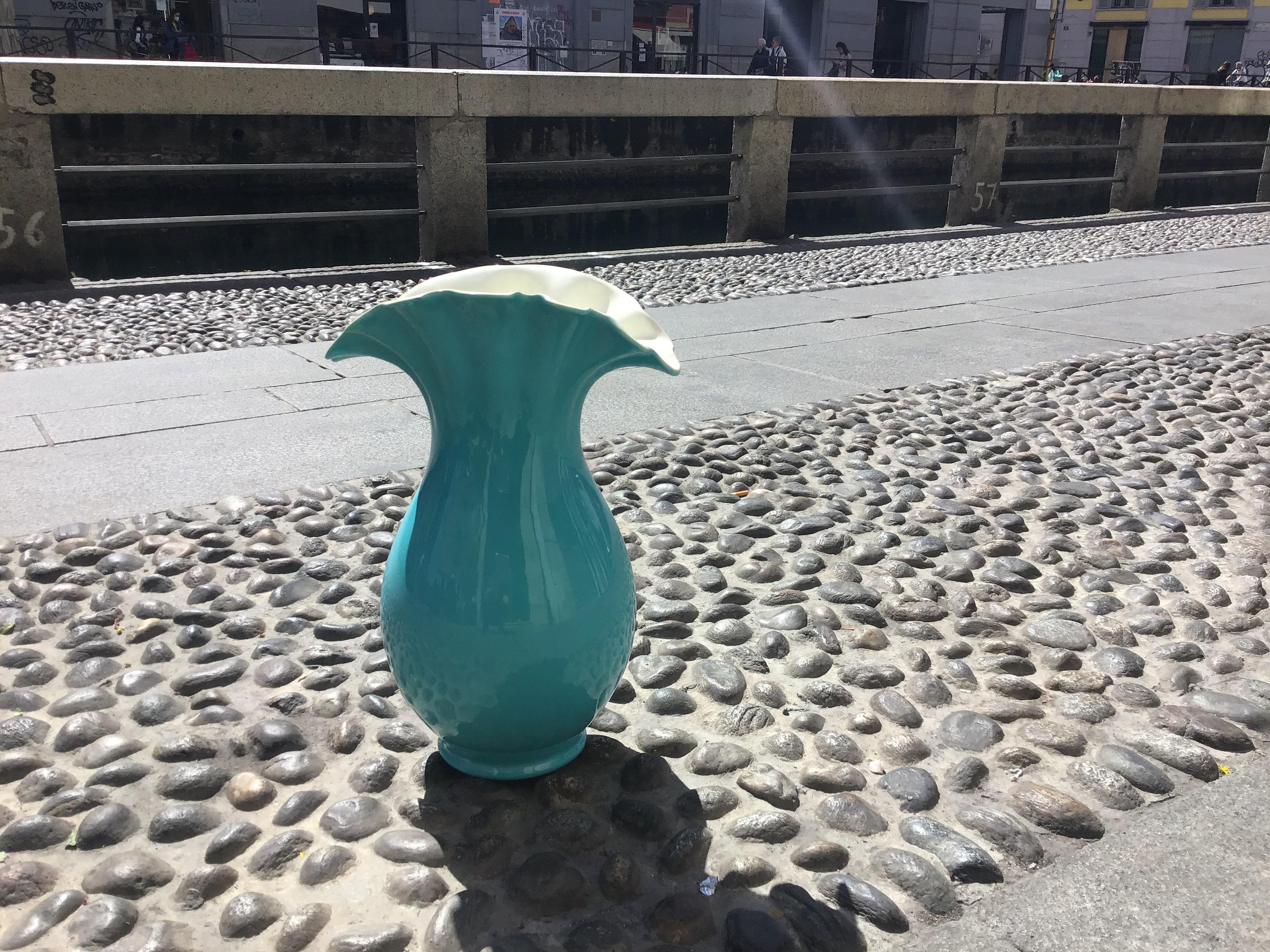 Richard Ginori Giovanni Gariboldi Vase Keramik, 1950, Italien im Angebot 4