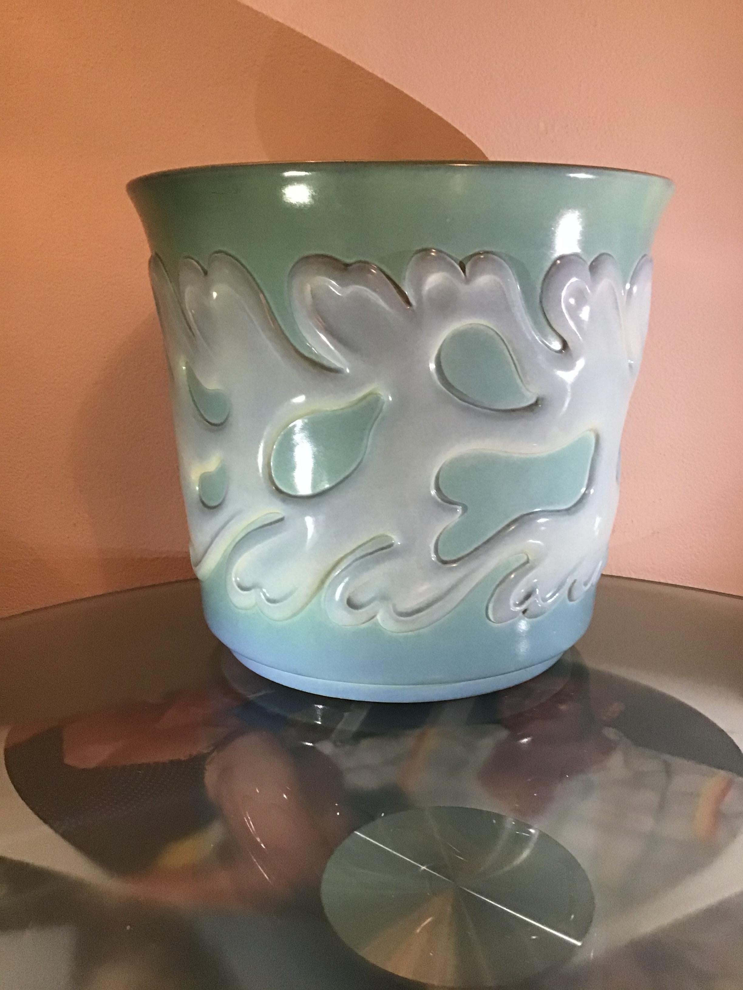 Vase aus Keramik von Richard Ginori Giovanni Gariboldi, 1950, Italien  im Angebot 4