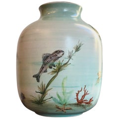 Richard Ginori Giovanni Gariboldi Vase Ceramic, 1950, Italy