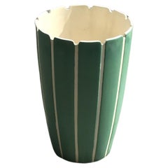 Richard Ginori Giovanni Gariboldi Vase aus Keramik, 1950, Italien