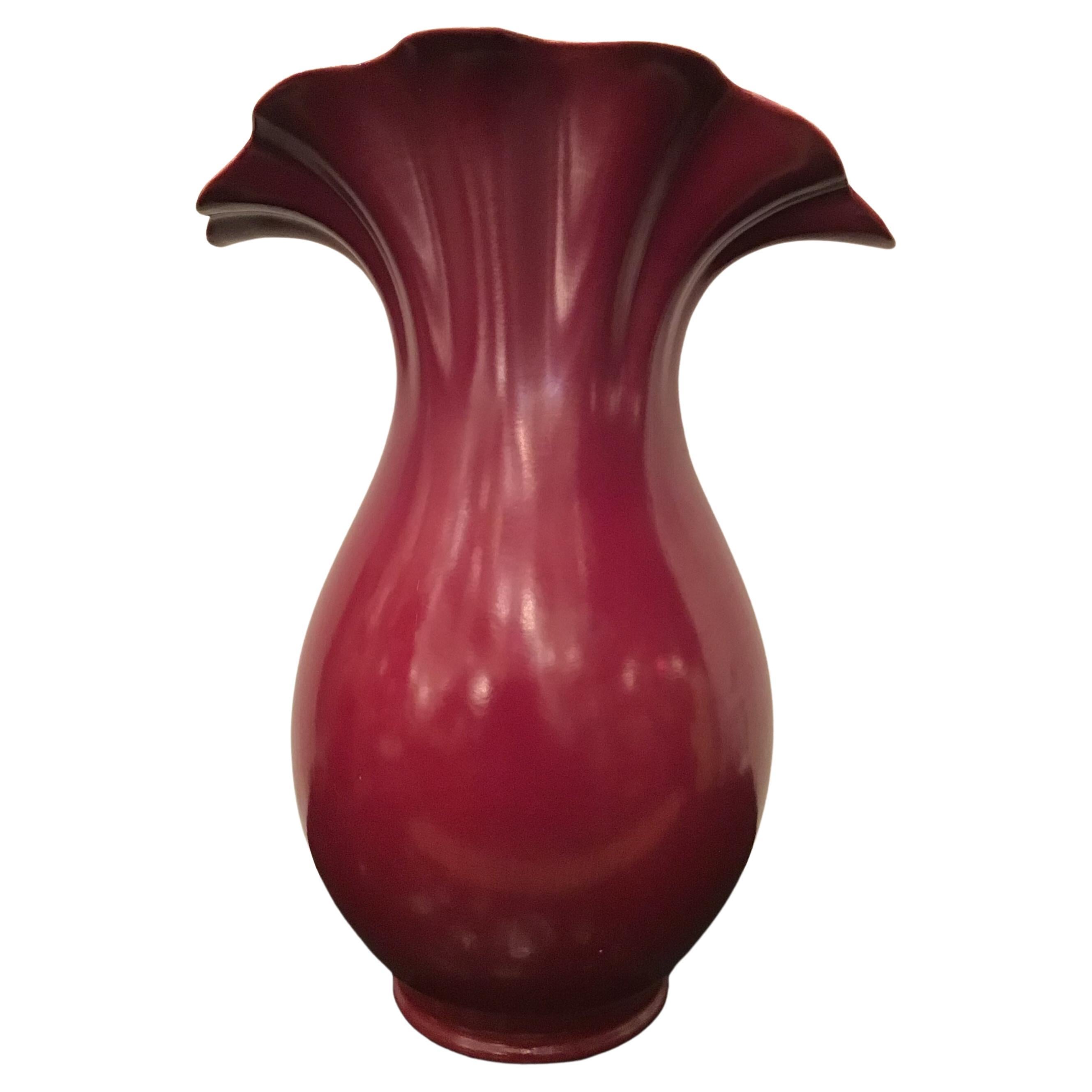 Richard Ginori “Giovanni Gariboldi “ Vase Ceramic, 1950, Italy For Sale