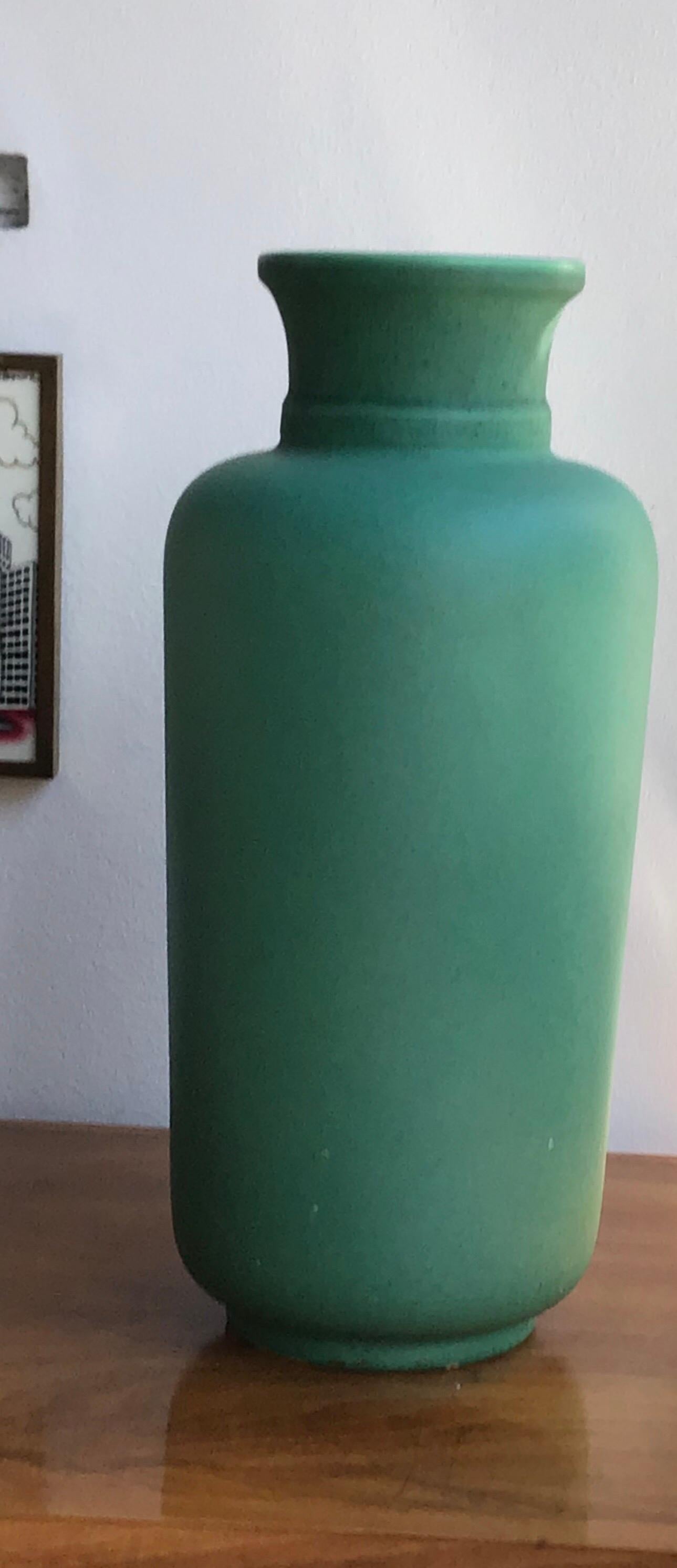 Richard Ginori Giovanni Gariboldi Vase Green 1950 Italy 4