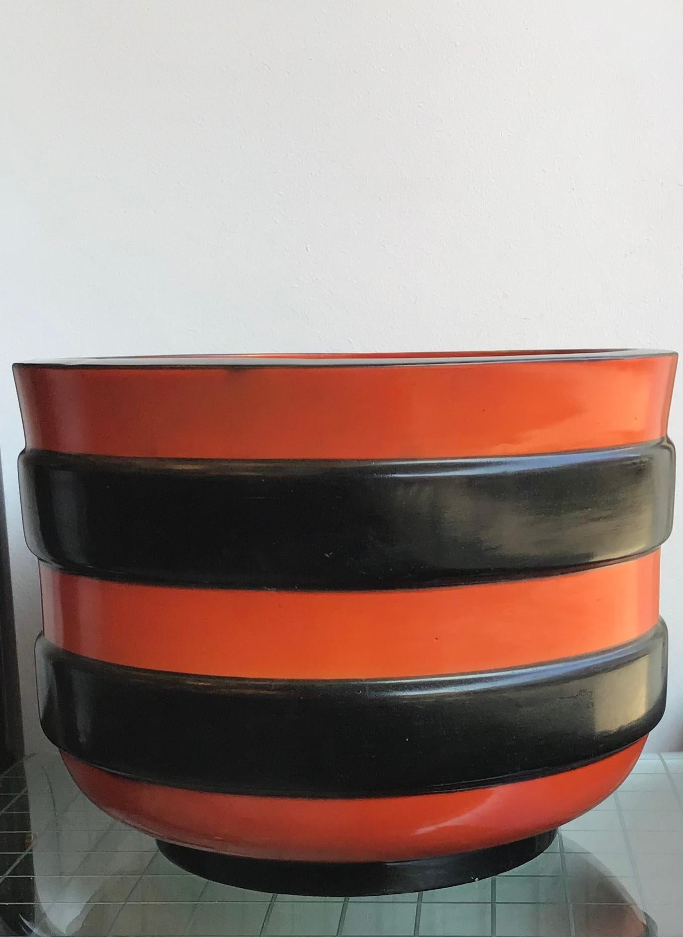 Mid-20th Century Richard Ginori “Giovanni Gariboldi “ Vase Holder Ceramic, 1950, Italy