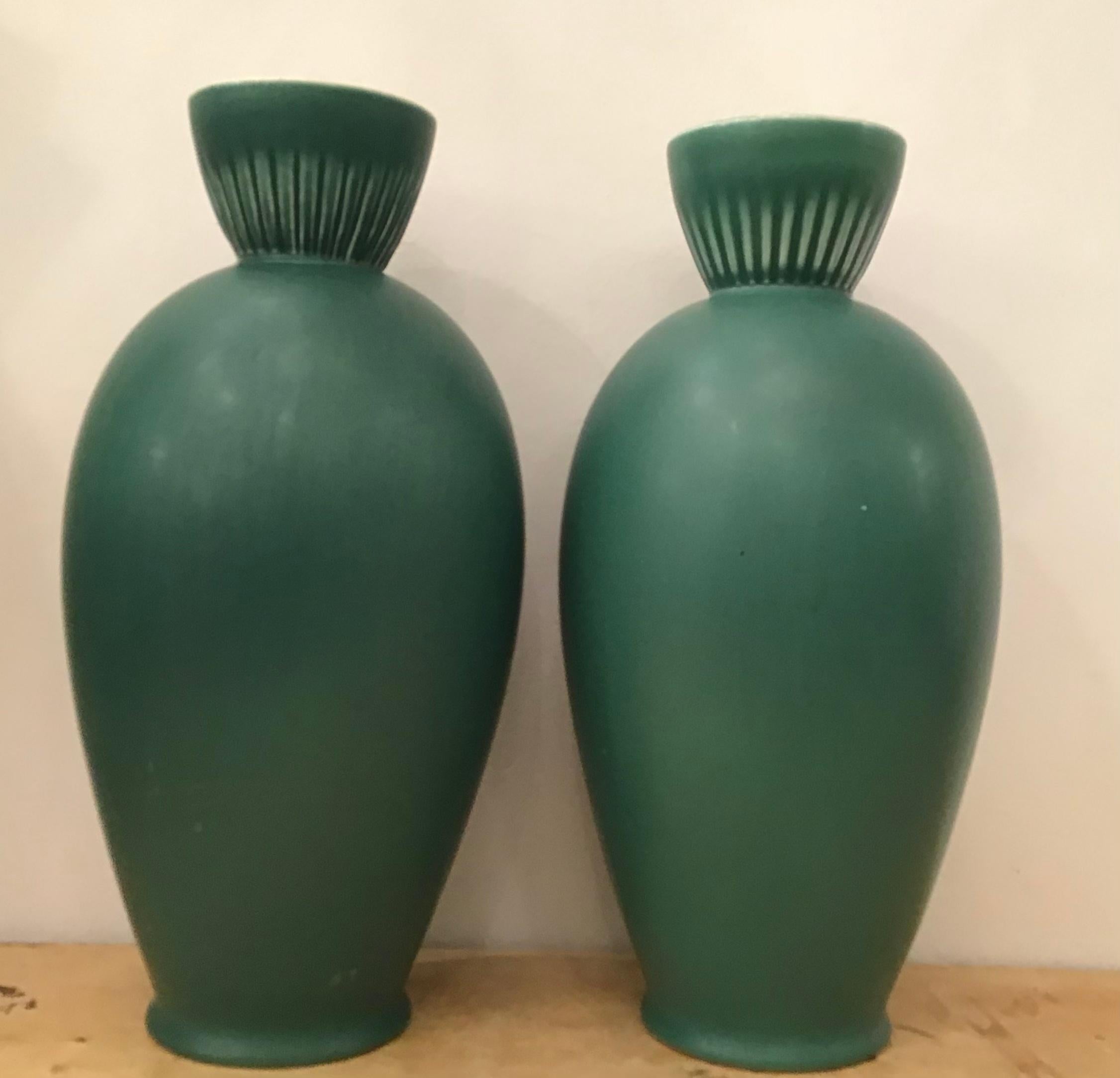 Richard Ginori “”Giovanni Gariboldi “ Vases Ceramic 1950 Italy For Sale 10