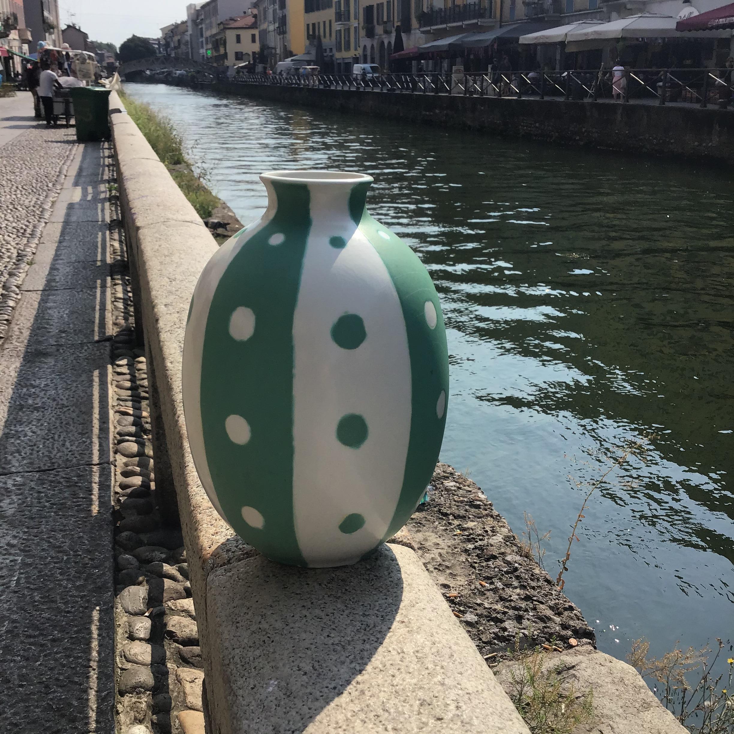 RICHARD ginoRI #GIOVANNI GARIBOLDI #VASO CERAMIC 1950s ITALY For Sale 1