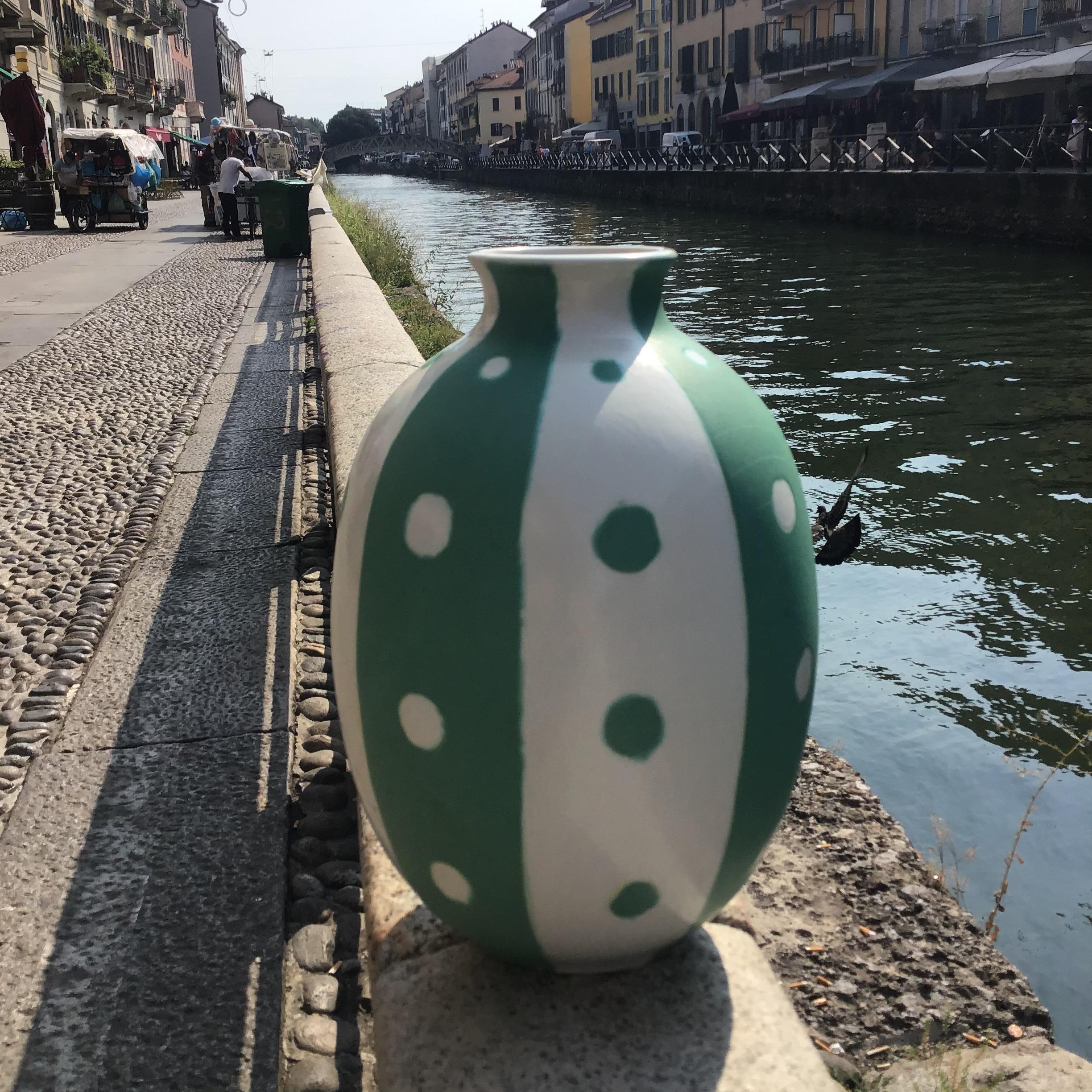 RICHARD ginoRI #GIOVANNI GARIBOLDI #VASO CERAMIC 1950s ITALY For Sale 3