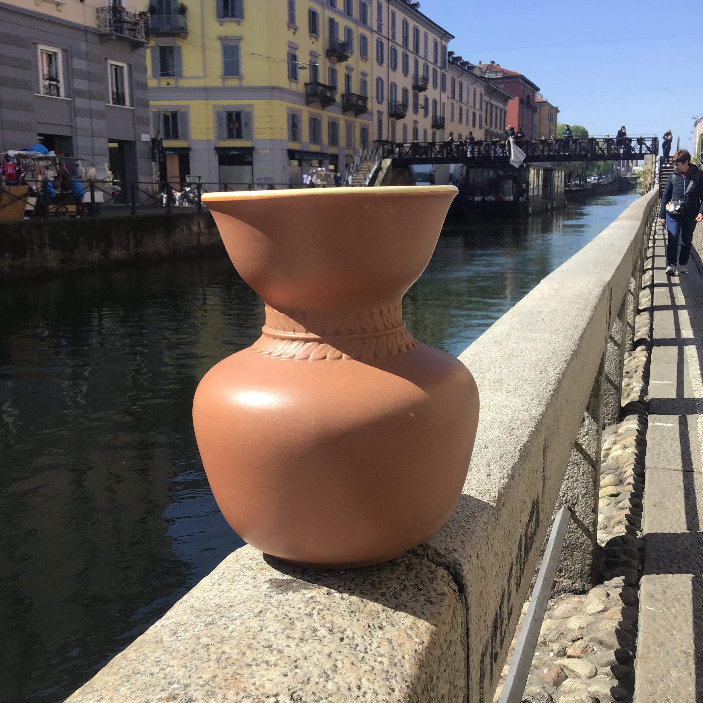 Mid-20th Century Richard Ginori VASE Giovanni Gariboldi Céramique 1950:Italie en vente