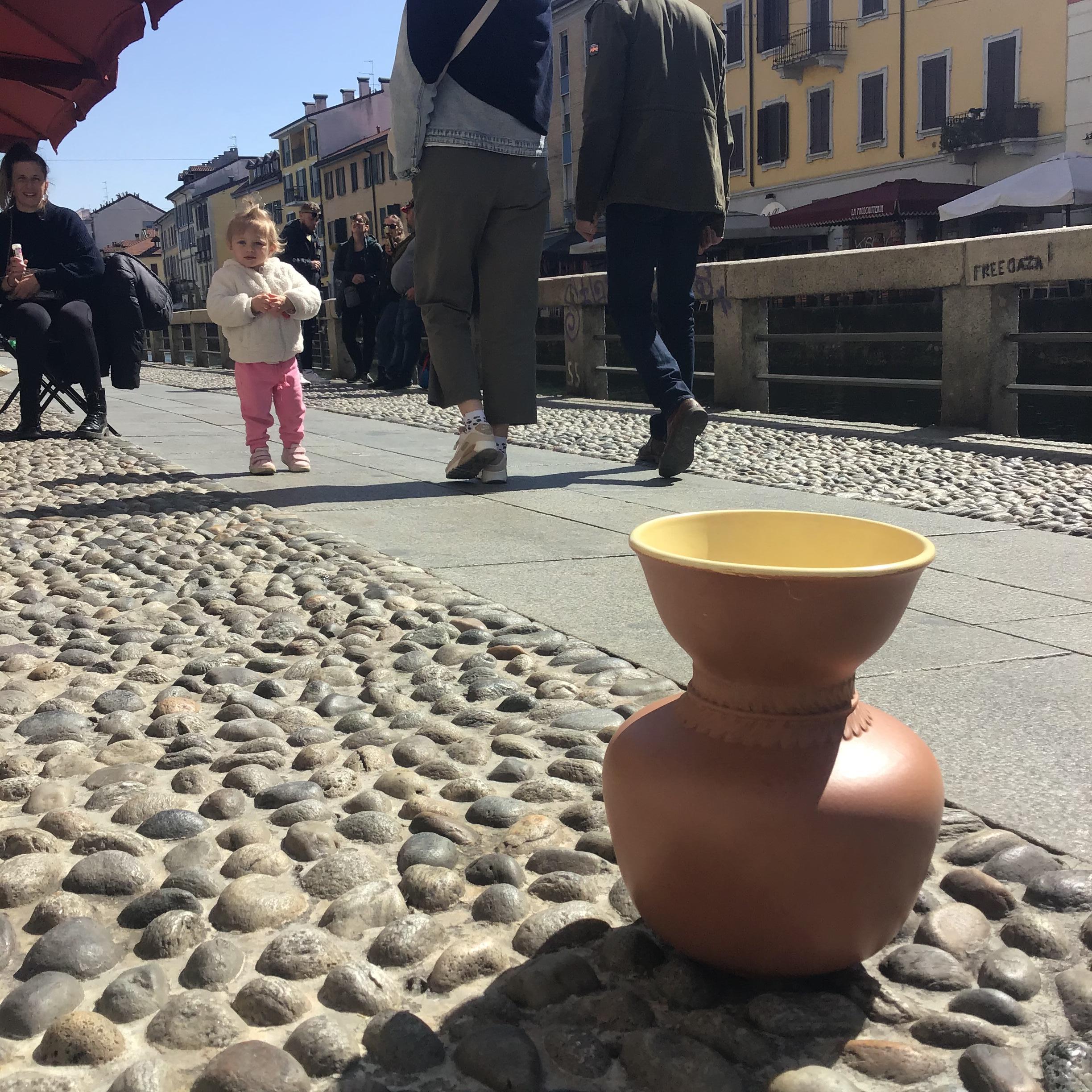 Richard Ginori VASE Giovanni Gariboldi Céramique 1950:Italie en vente 1