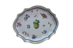 Richard Ginori Italian Fruits Hors d'Oeuvres Oval Serving Platter Tray Plate 8"