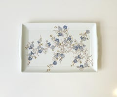 Richard Ginori Italian Porcelain Blue and White Vanity or Serving Tray