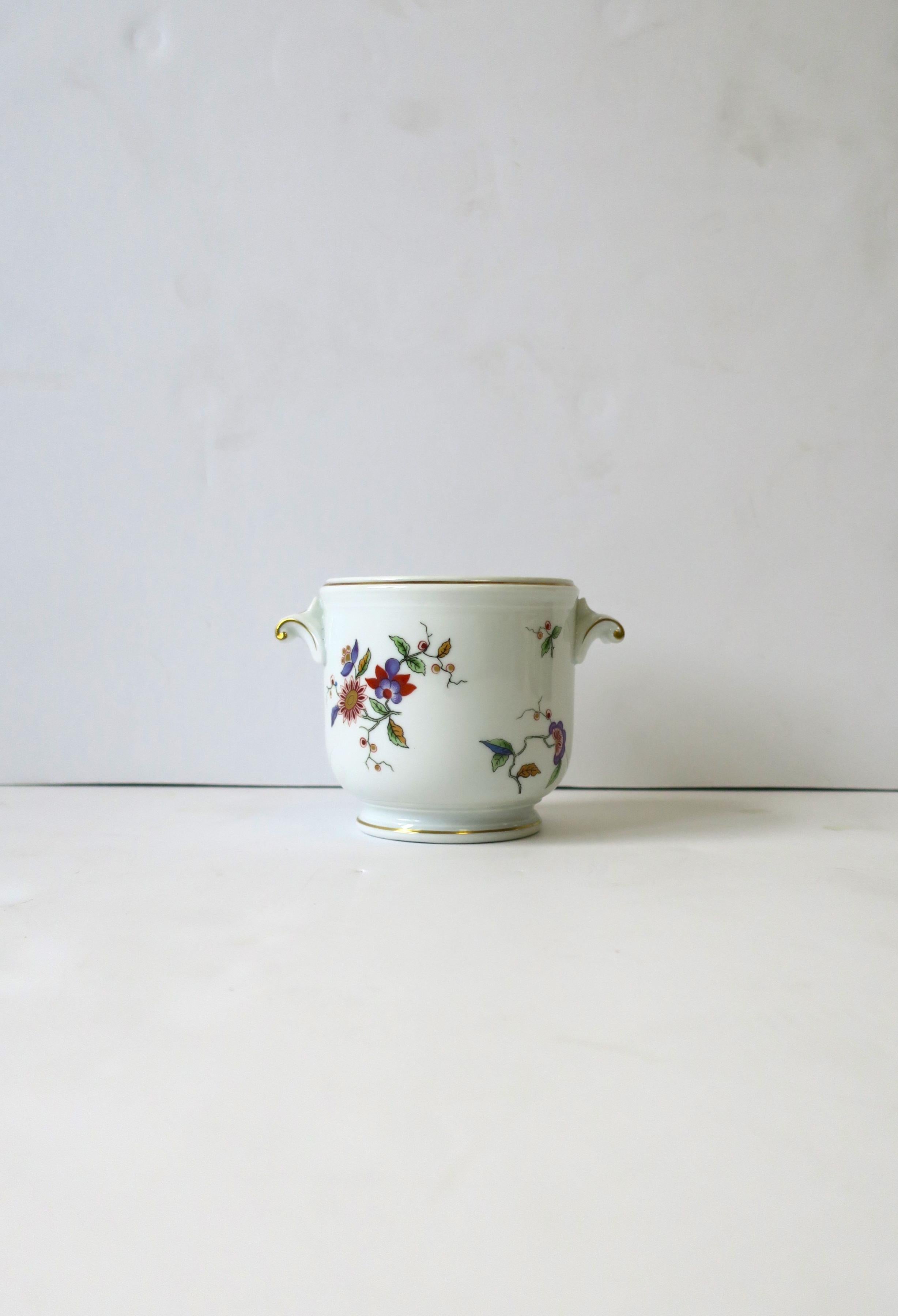 Jardinière vintage en porcelaine italienne à cache-pots Richard Ginori pour fleurs ou plantes en vente 6