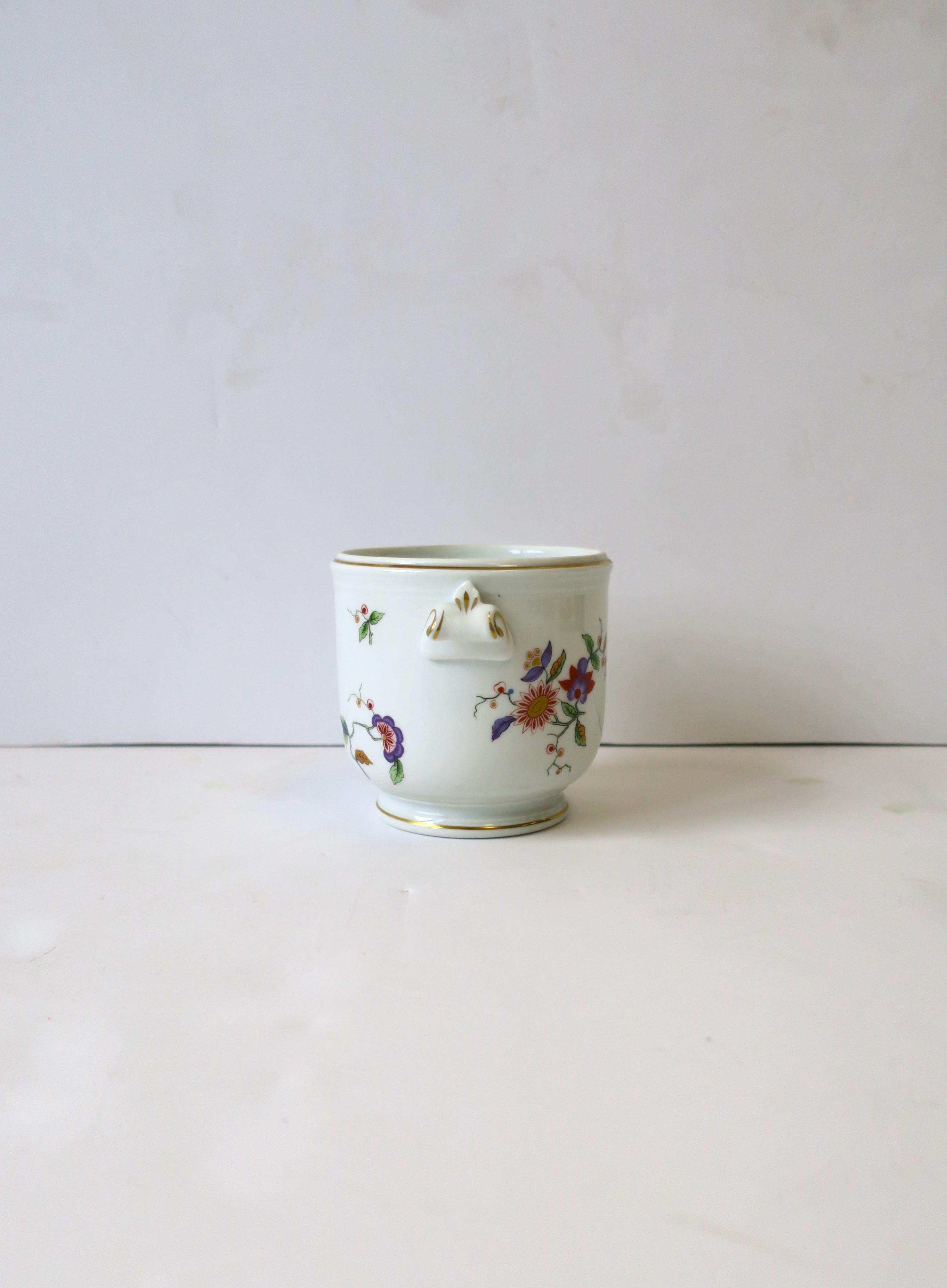 Jardinière vintage en porcelaine italienne à cache-pots Richard Ginori pour fleurs ou plantes en vente 7