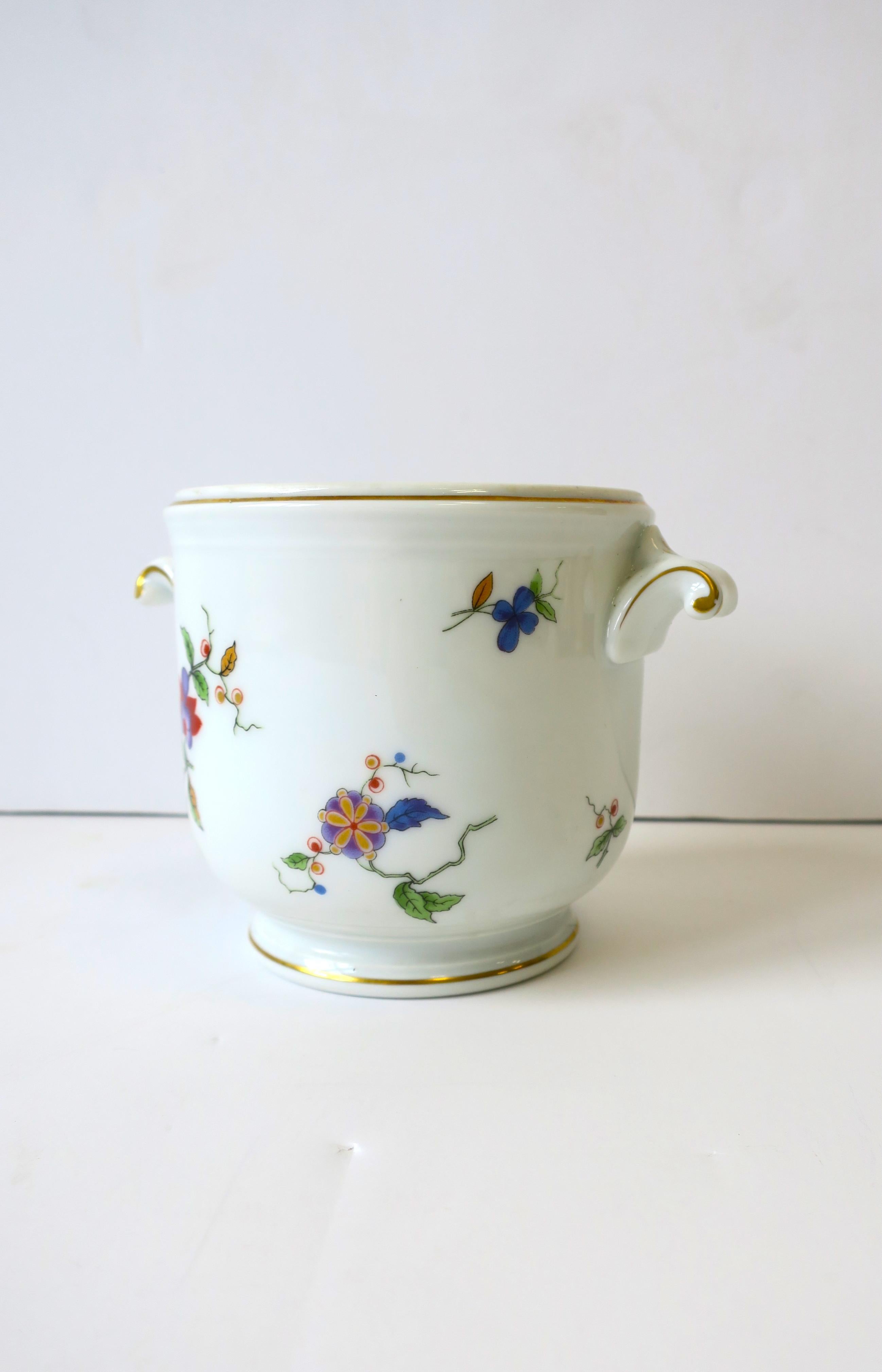 Jardinière vintage en porcelaine italienne à cache-pots Richard Ginori pour fleurs ou plantes en vente 9