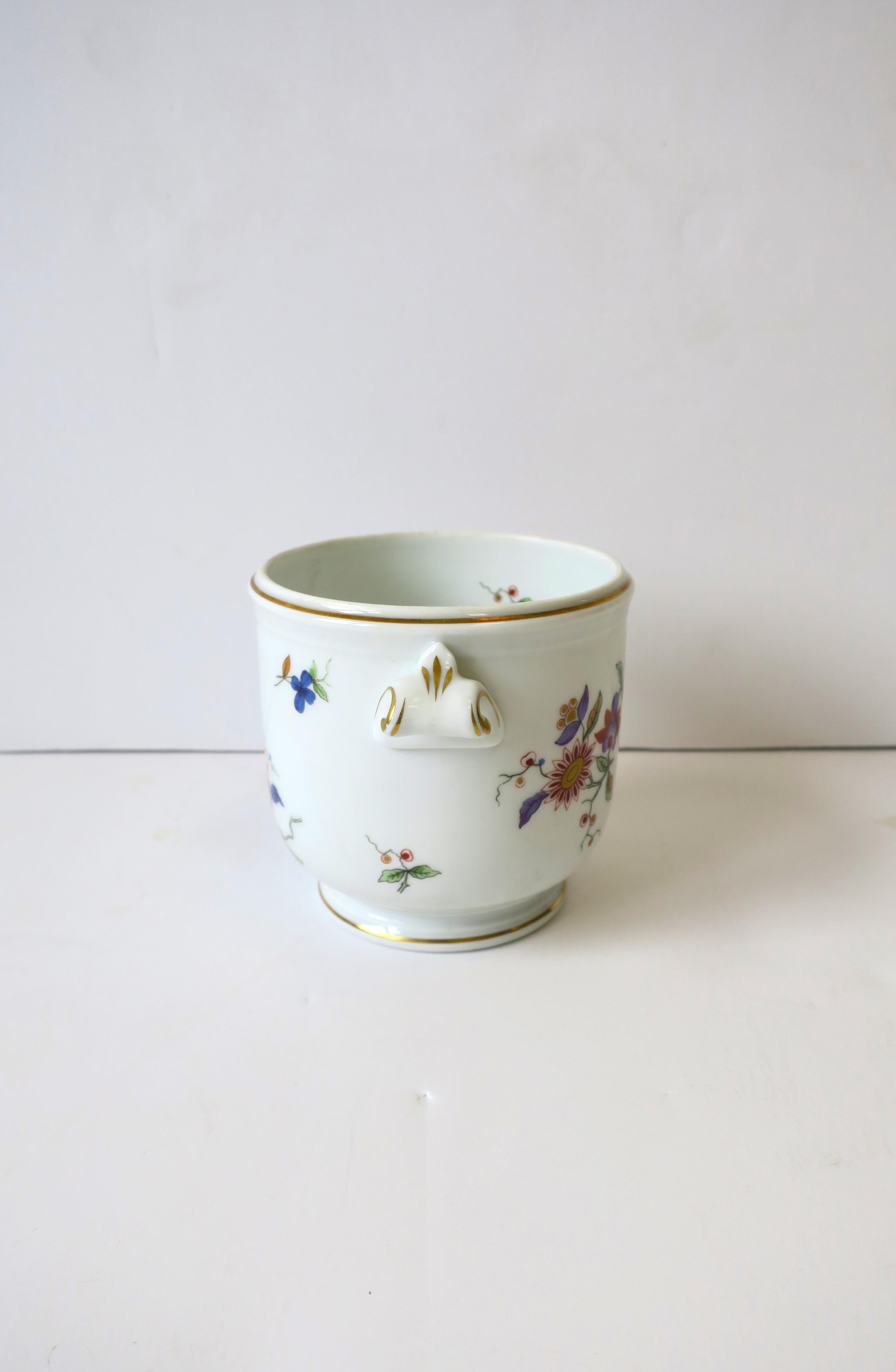 Jardinière vintage en porcelaine italienne à cache-pots Richard Ginori pour fleurs ou plantes en vente 10
