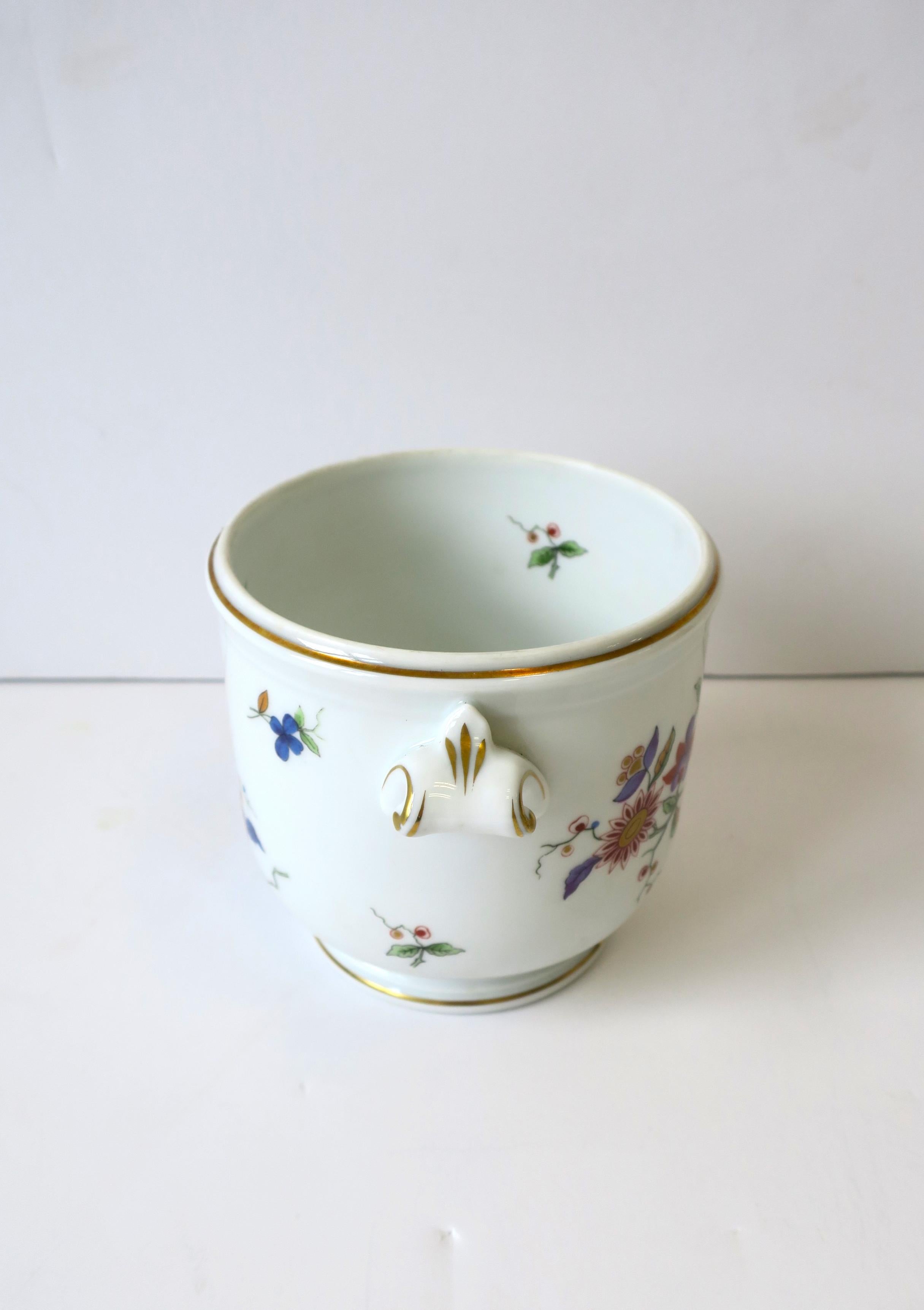 Jardinière vintage en porcelaine italienne à cache-pots Richard Ginori pour fleurs ou plantes en vente 11