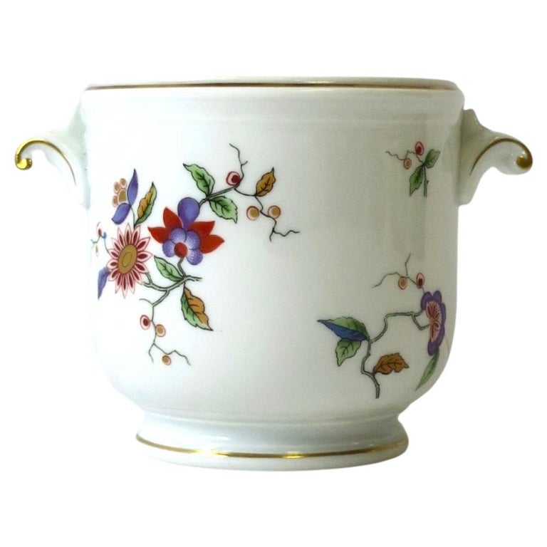 Jardinière vintage en porcelaine italienne à cache-pots Richard Ginori pour  fleurs ou plantes En vente sur 1stDibs
