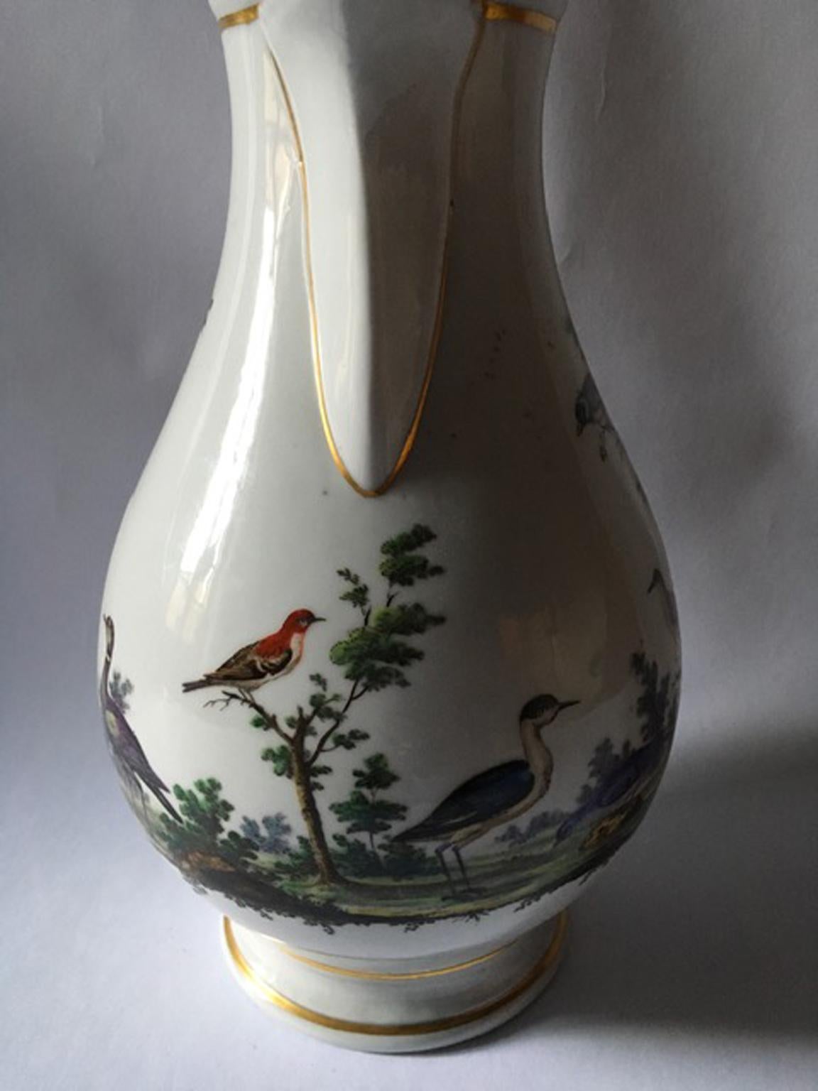 Hand-Crafted Italy Richard Ginori Mid-18th Century Porcelain Coffee Pot For Sale