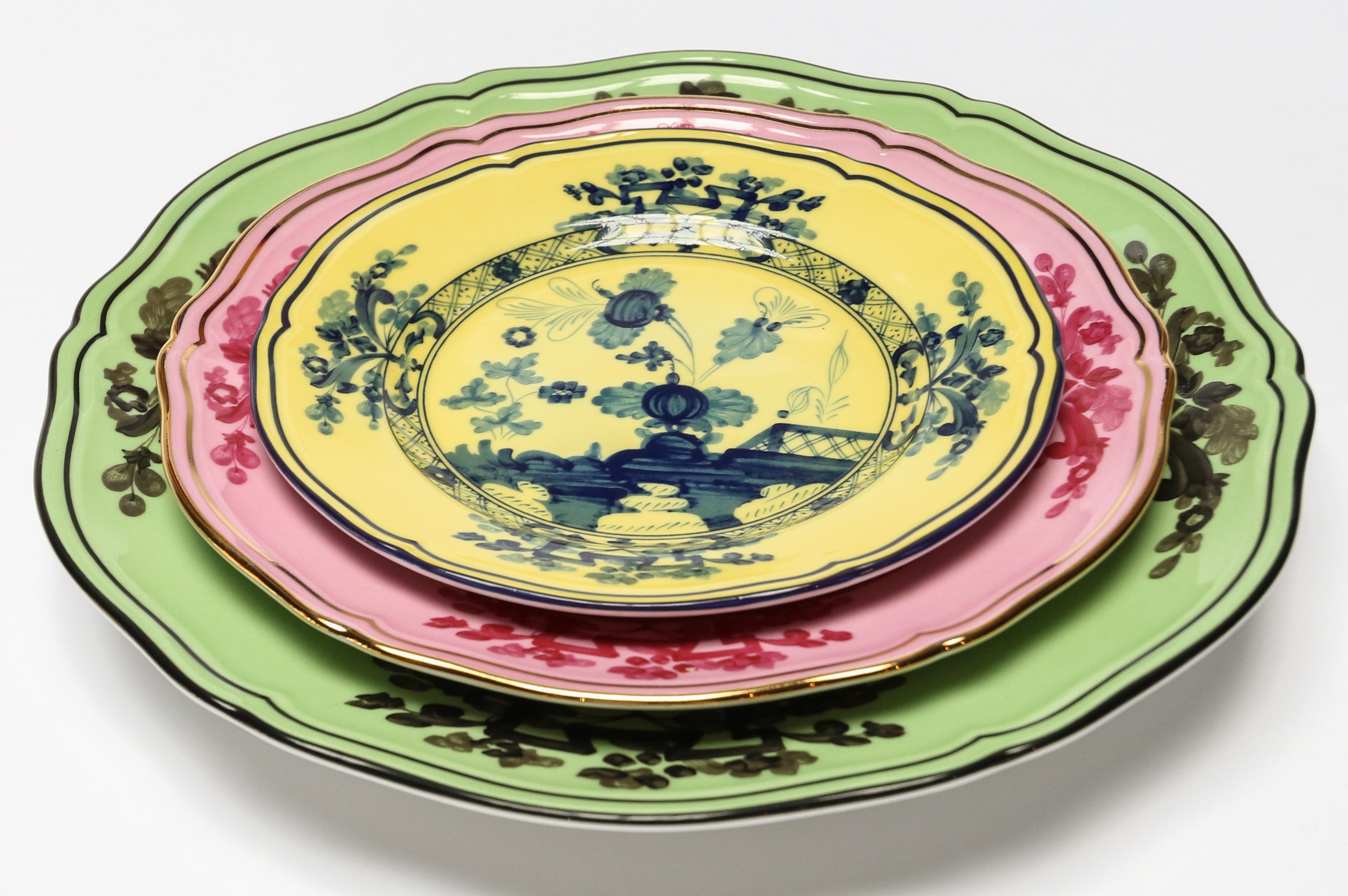 Contemporary Richard Ginori Oriente Italiano Porpora Pink Charger Plate