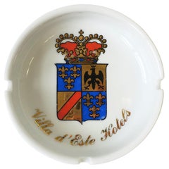 Richard Ginori Porcelain Ashtray or Catchall for Villa d'Este Hotel Italy