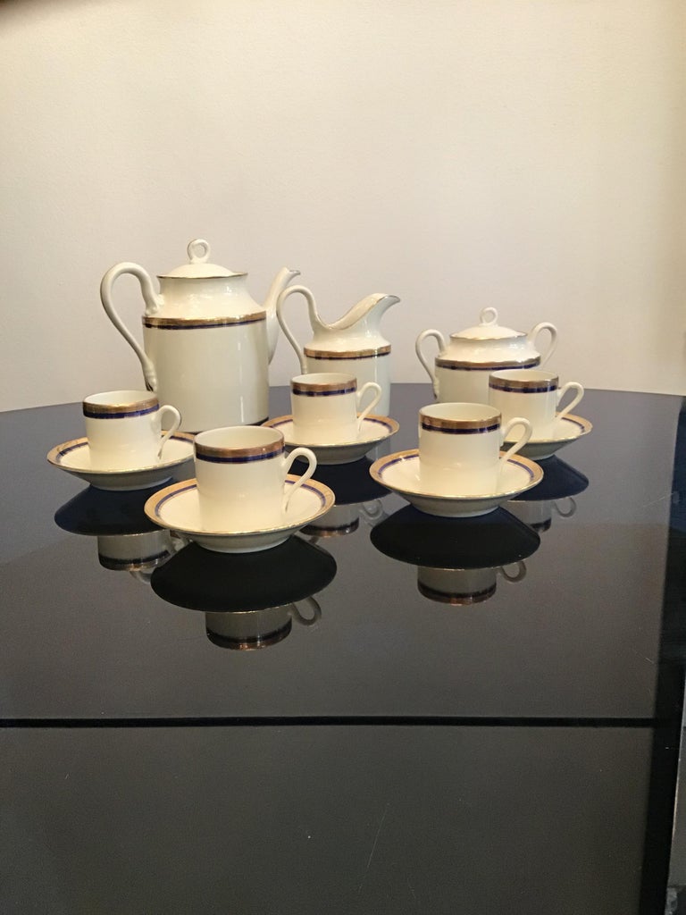 Richard Ginori Porcelain Coffee Service 1960 Italy For Sale 6
