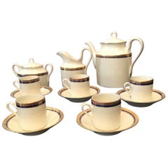 Richard Ginori Servicio de café de porcelana 1960 Italia