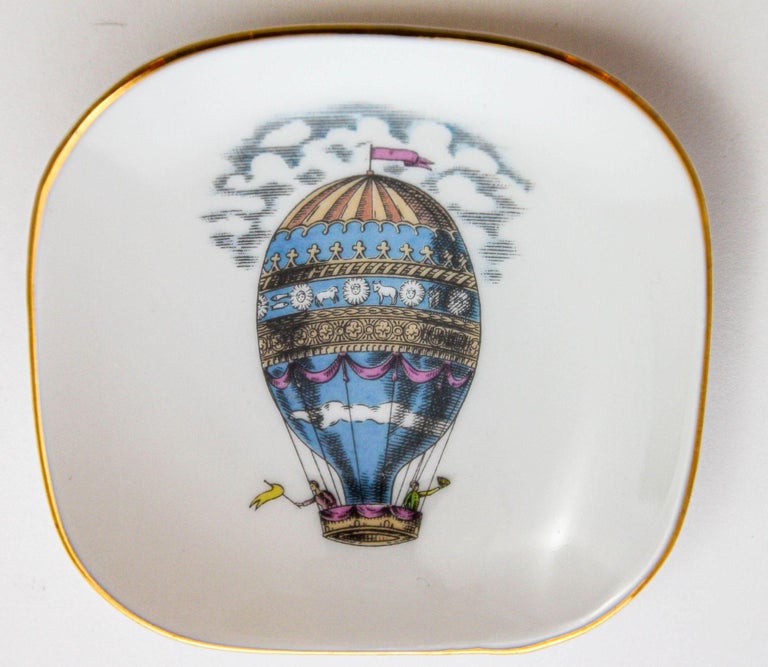 Richard Ginori Porcelain Collectible Dishes ALITALIA Airlines Hot