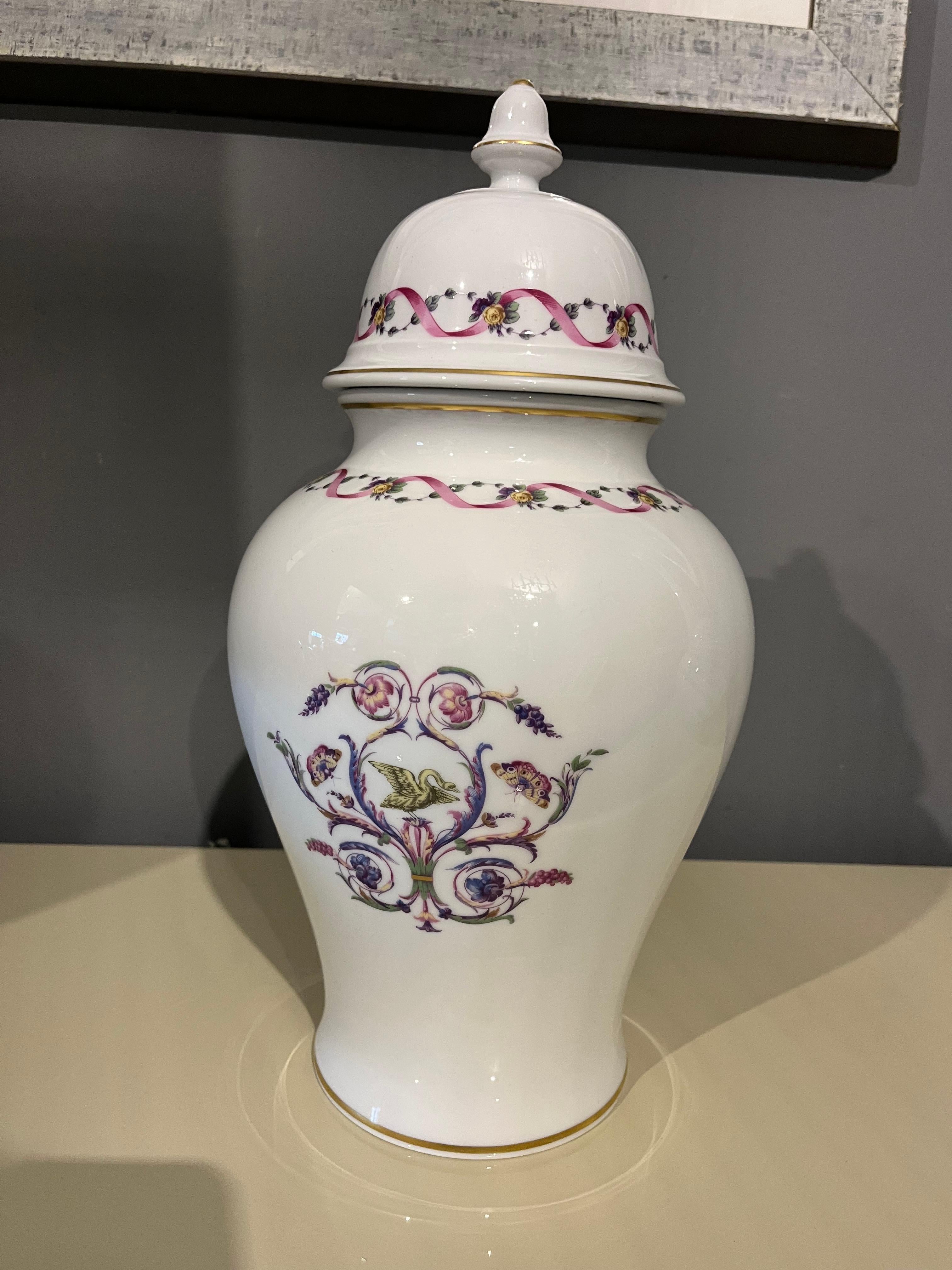 Late 20th Century Richard Ginori potiche from the 70s For Sale