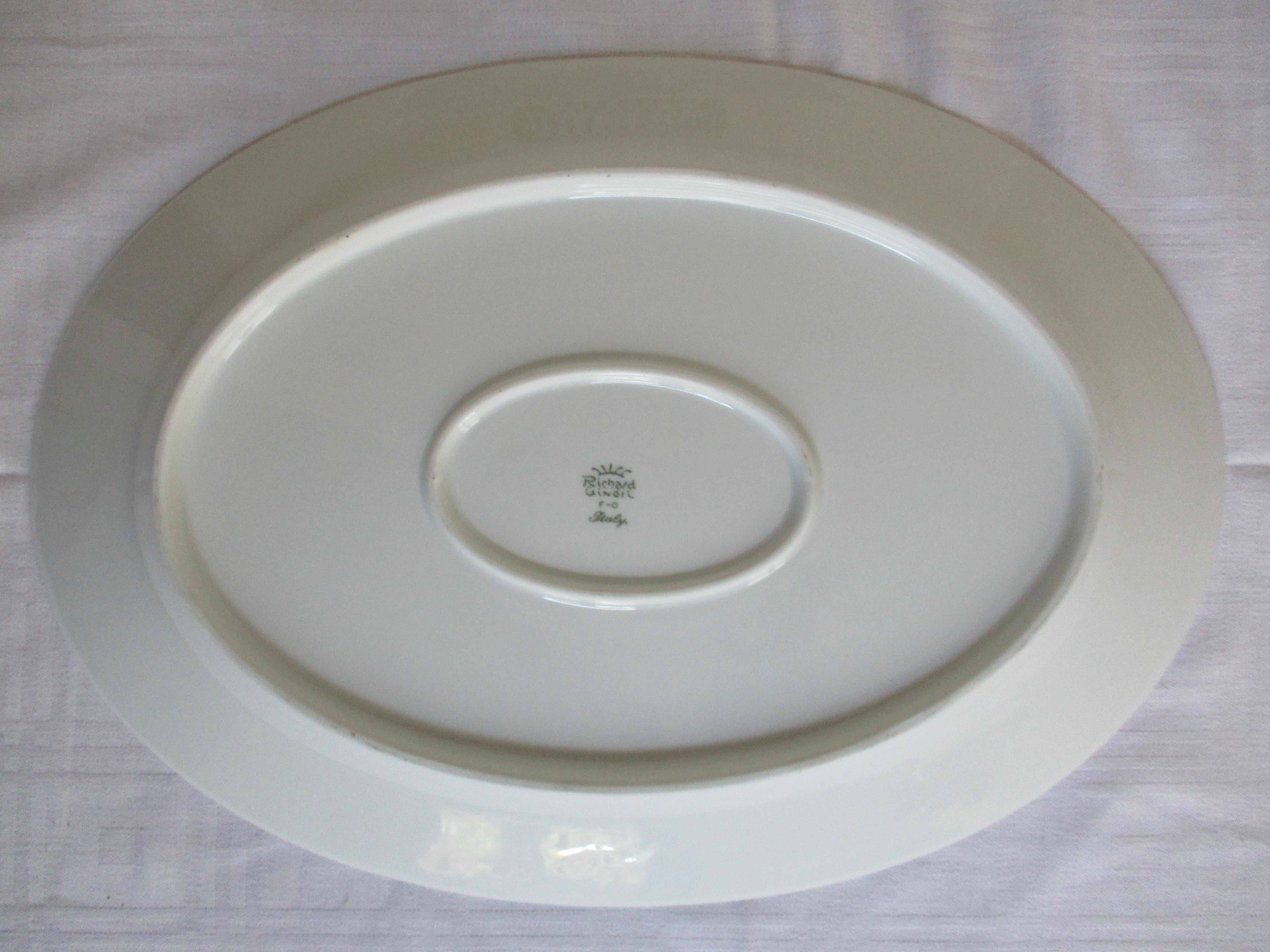 Richard Ginori Serving Plates And Saucepan, Italy For Sale 1