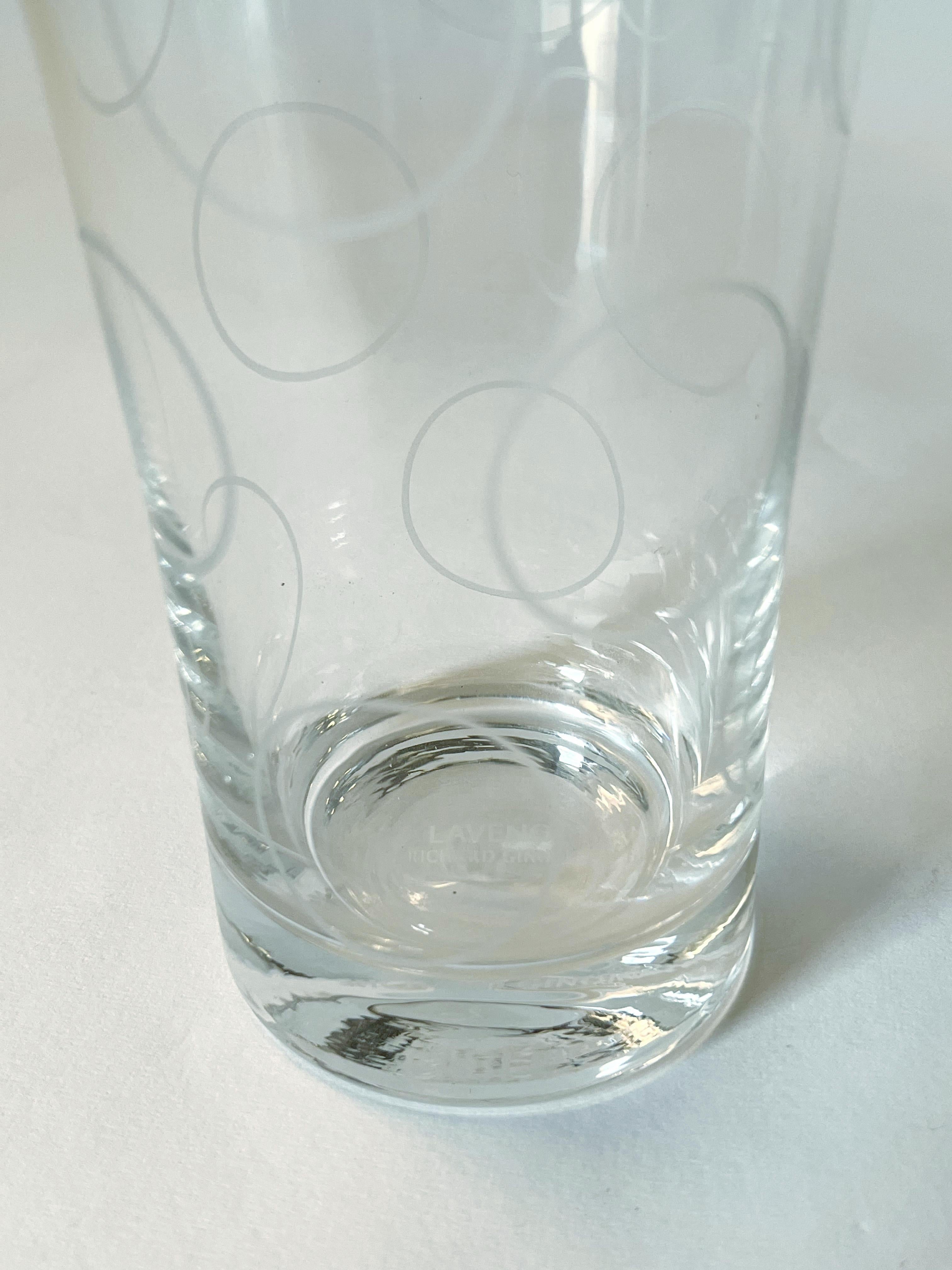 RICHARD GINORI Set de 6 gobelets en verre 1