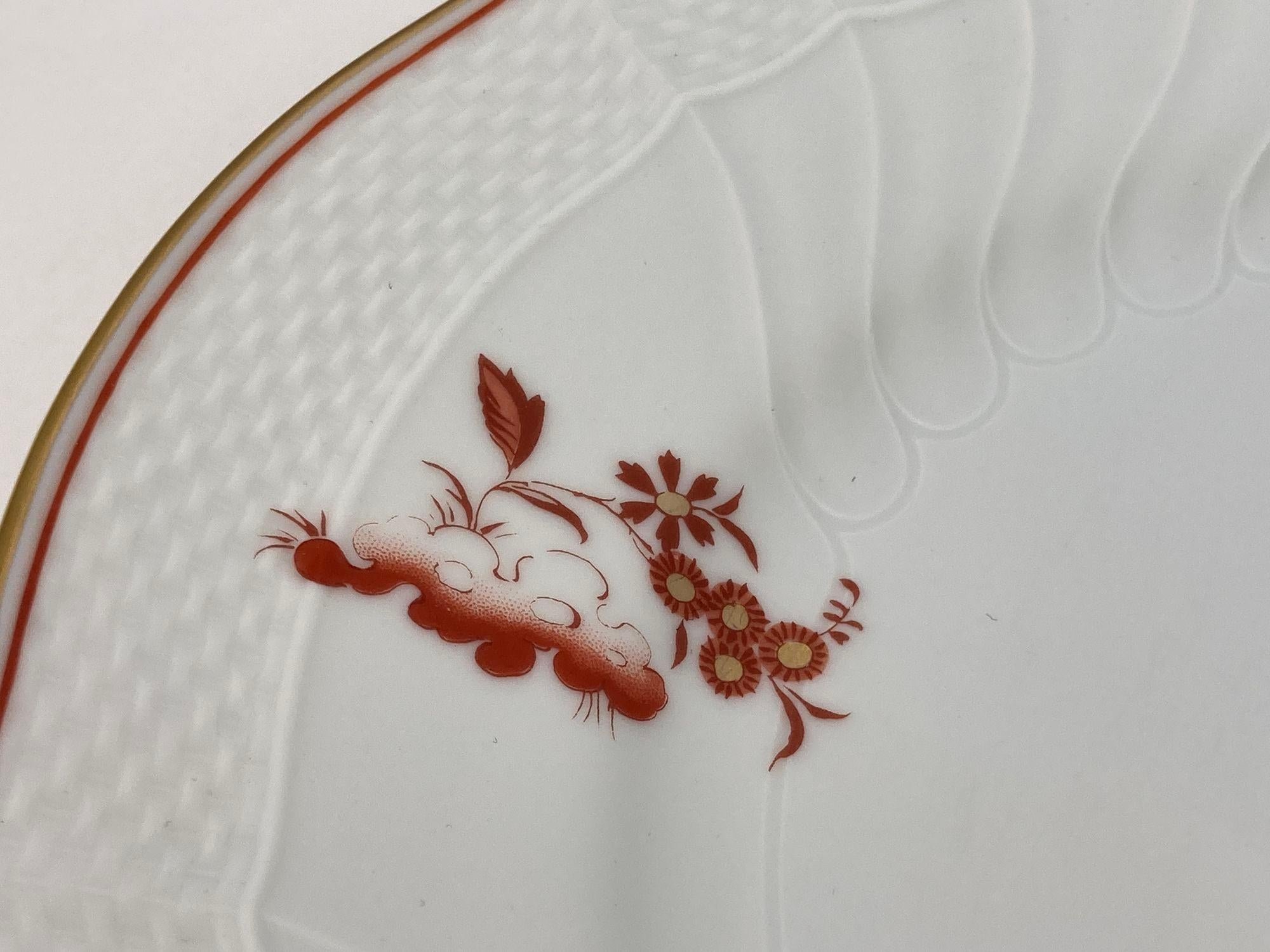 Richard Ginori SIENA Platos de porcelana Diseño Gallos Florencia ITALIA en venta 5