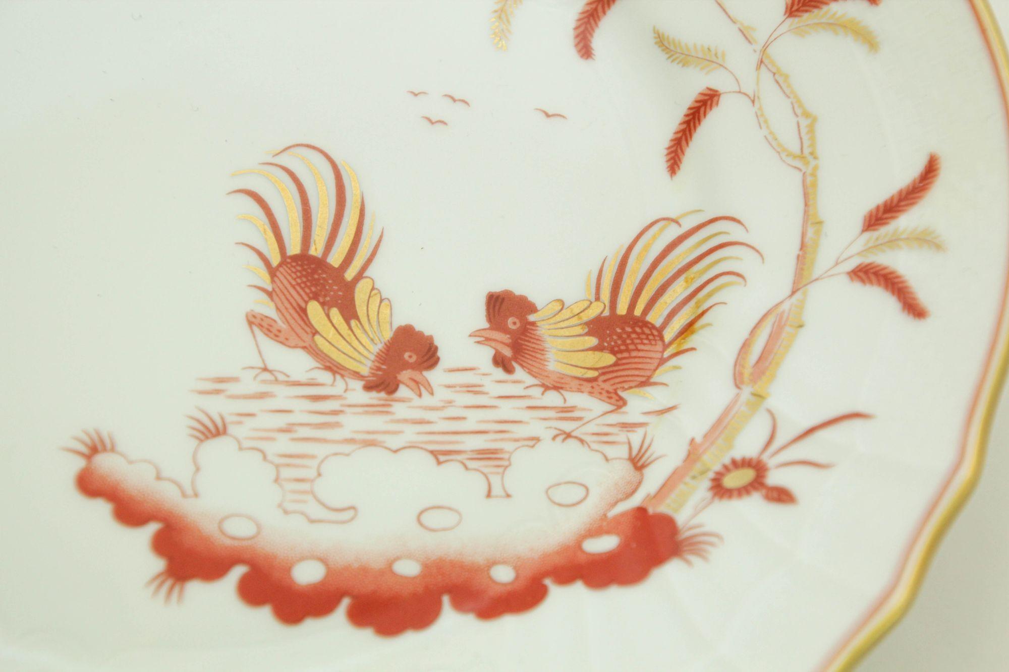 Richard Ginori SIENA Platos de porcelana Diseño Gallos Florencia ITALIA en venta 1