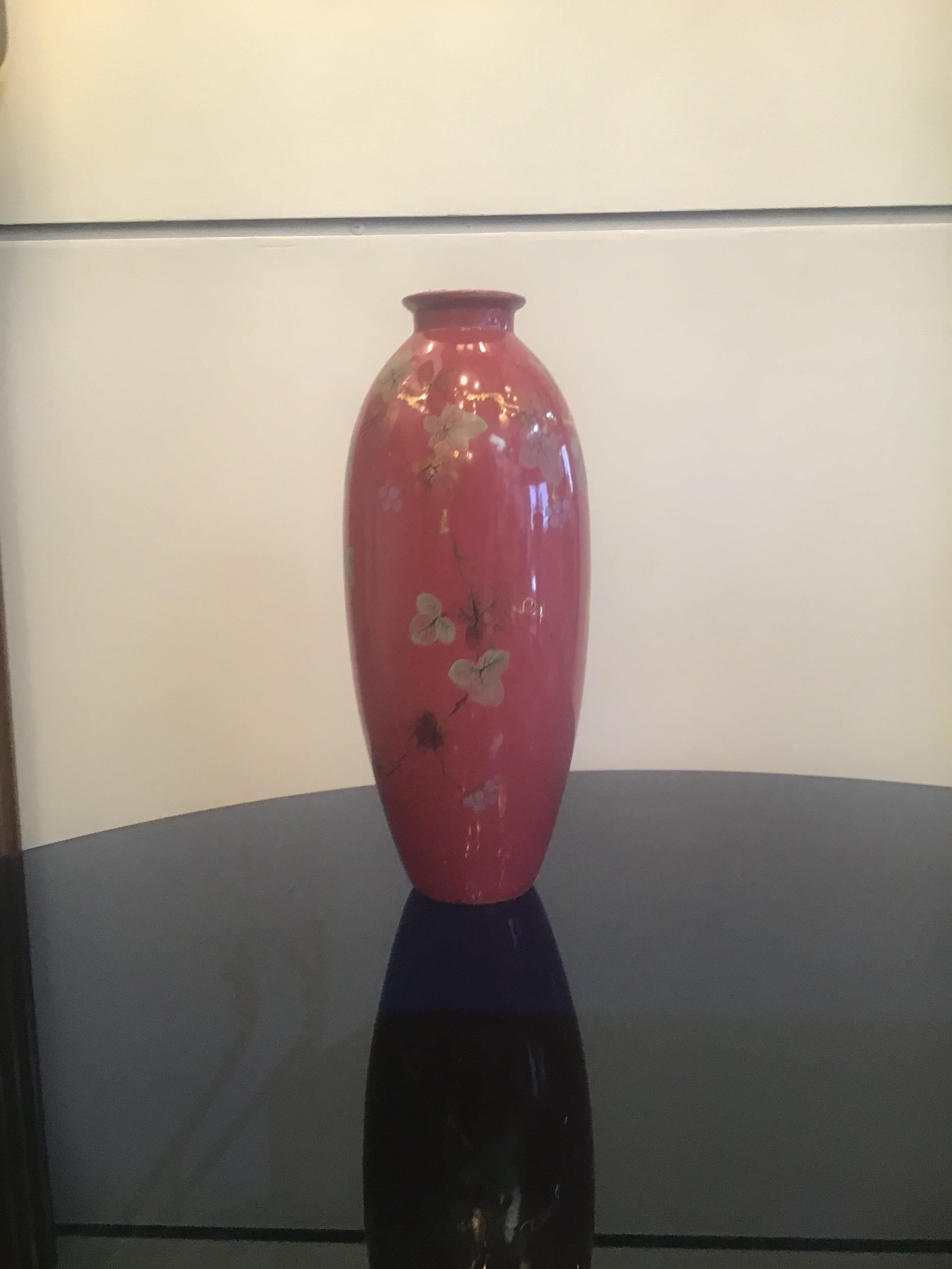 Richard Ginori Vase 1950 Ceramic, Italy For Sale 4