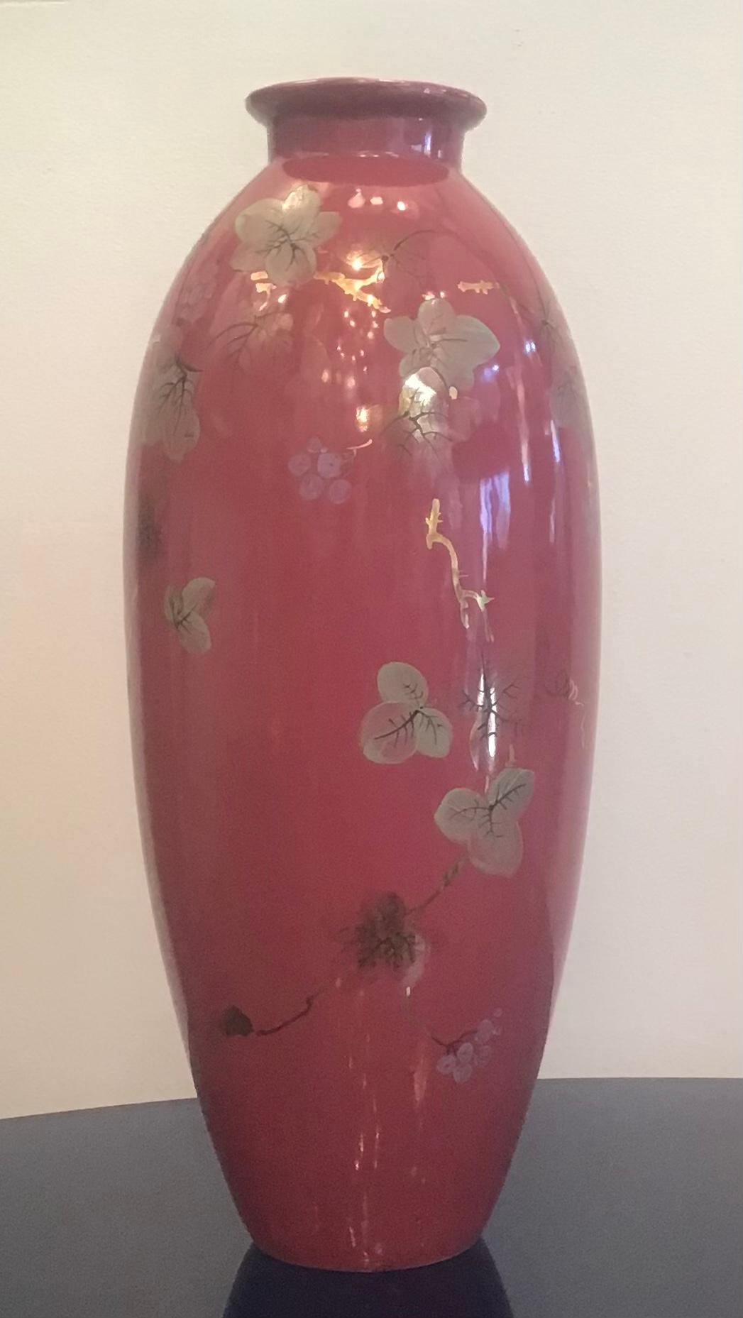 Richard Ginori Vase 1950 Ceramic, Italy For Sale 8