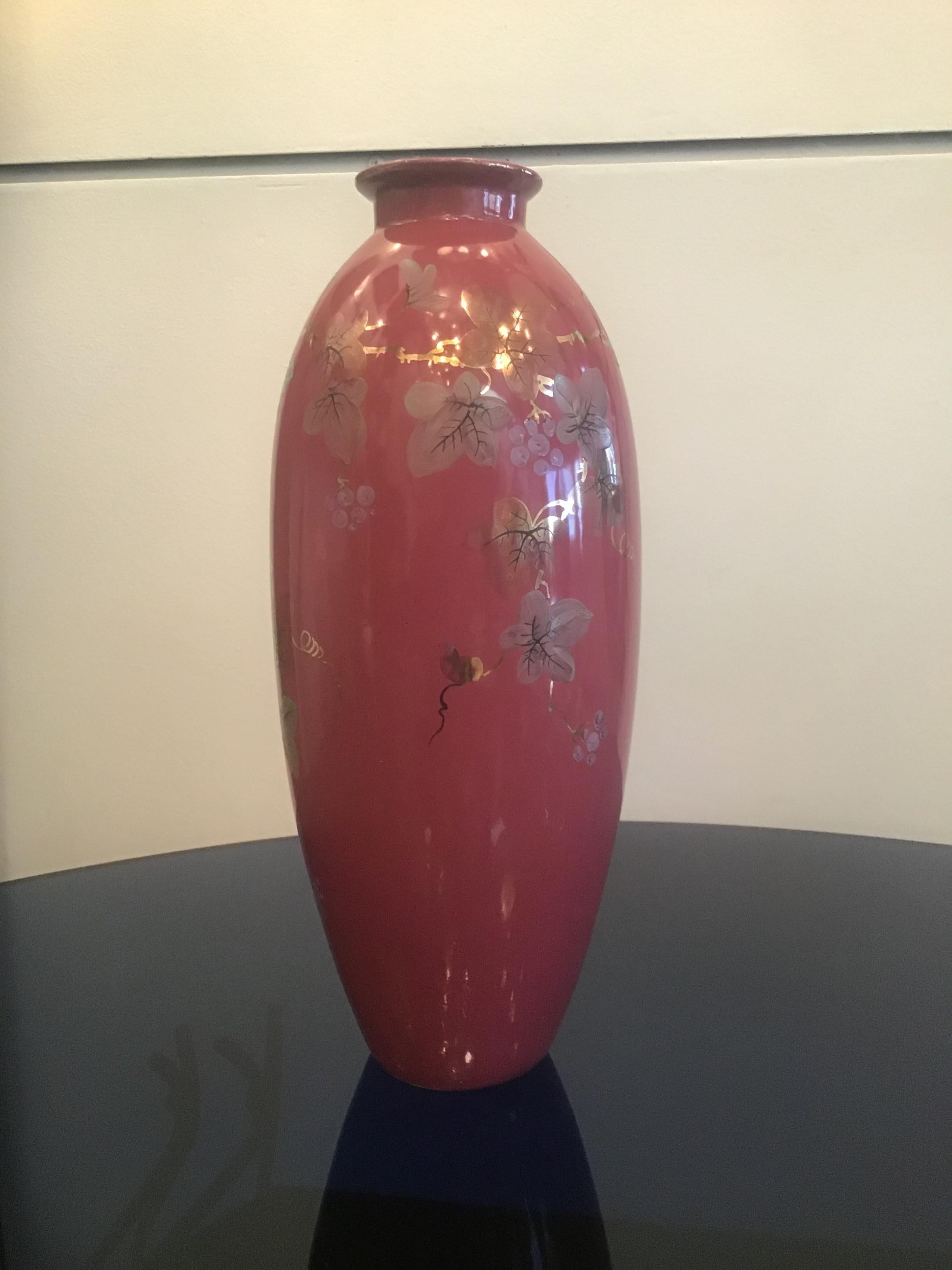 Richard Ginori Vase 1950 Ceramic, Italy For Sale 1