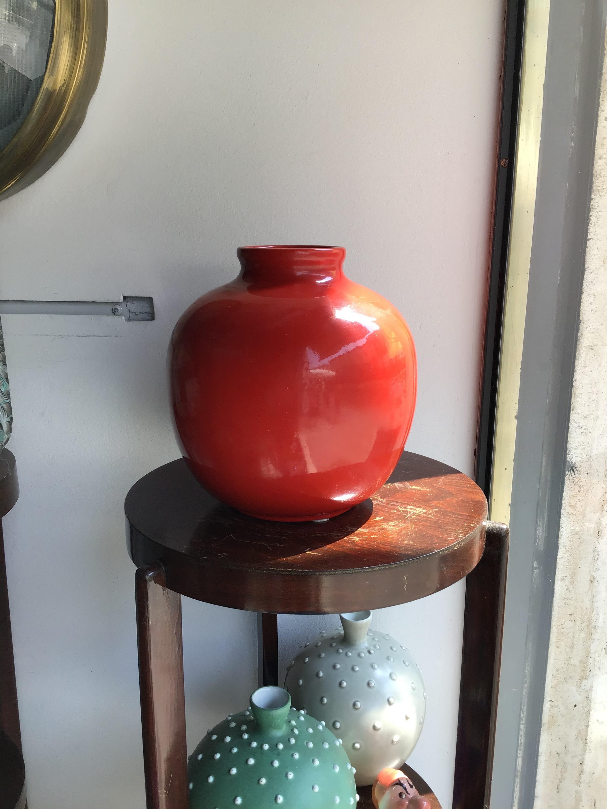 Richard Ginori-Vase, Giovanni Gariboldi-Keramik, 1950, Italien im Angebot 2