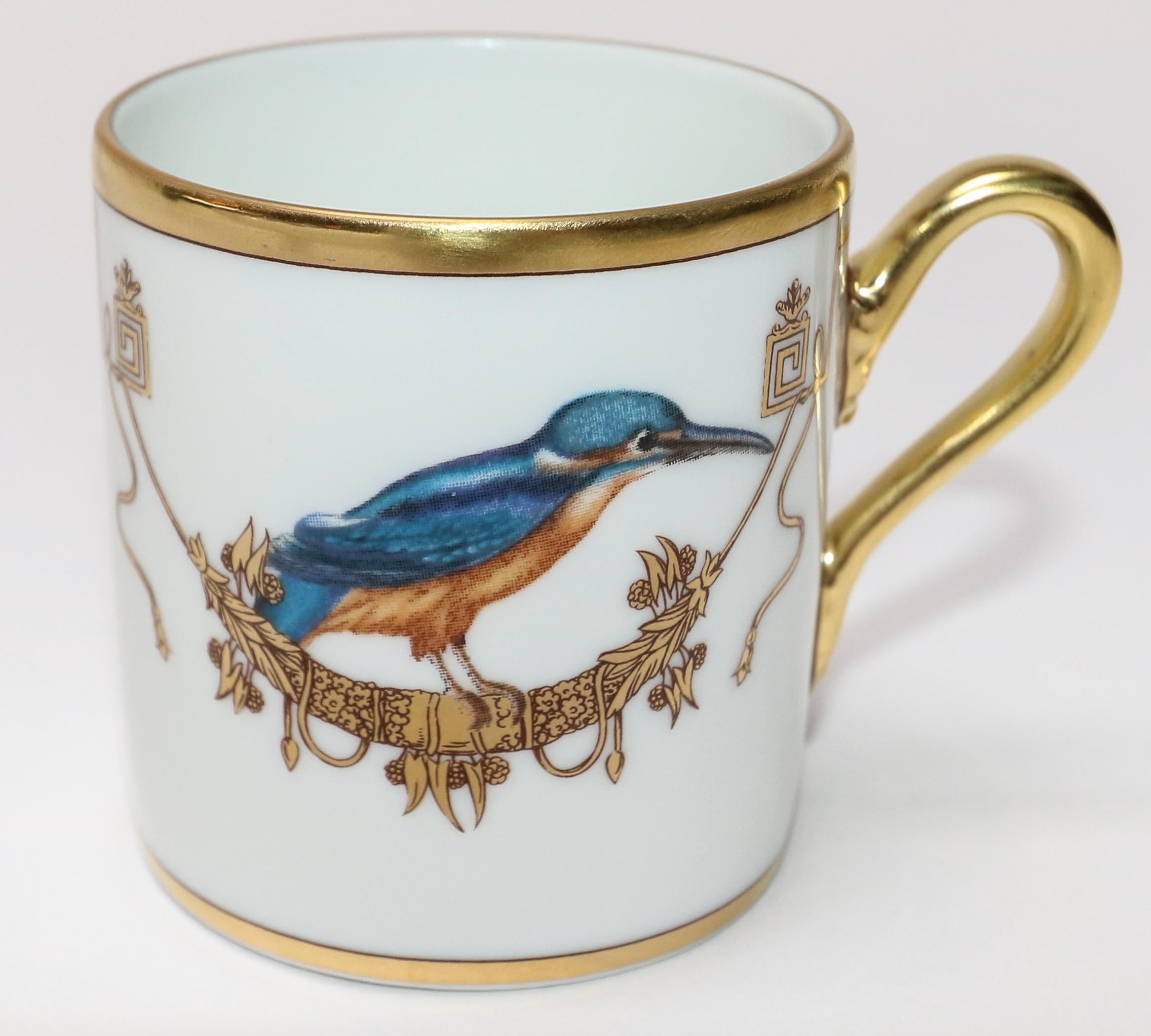 Porcelain Richard Ginori Voliere Coucou Didrie Coffee Cup