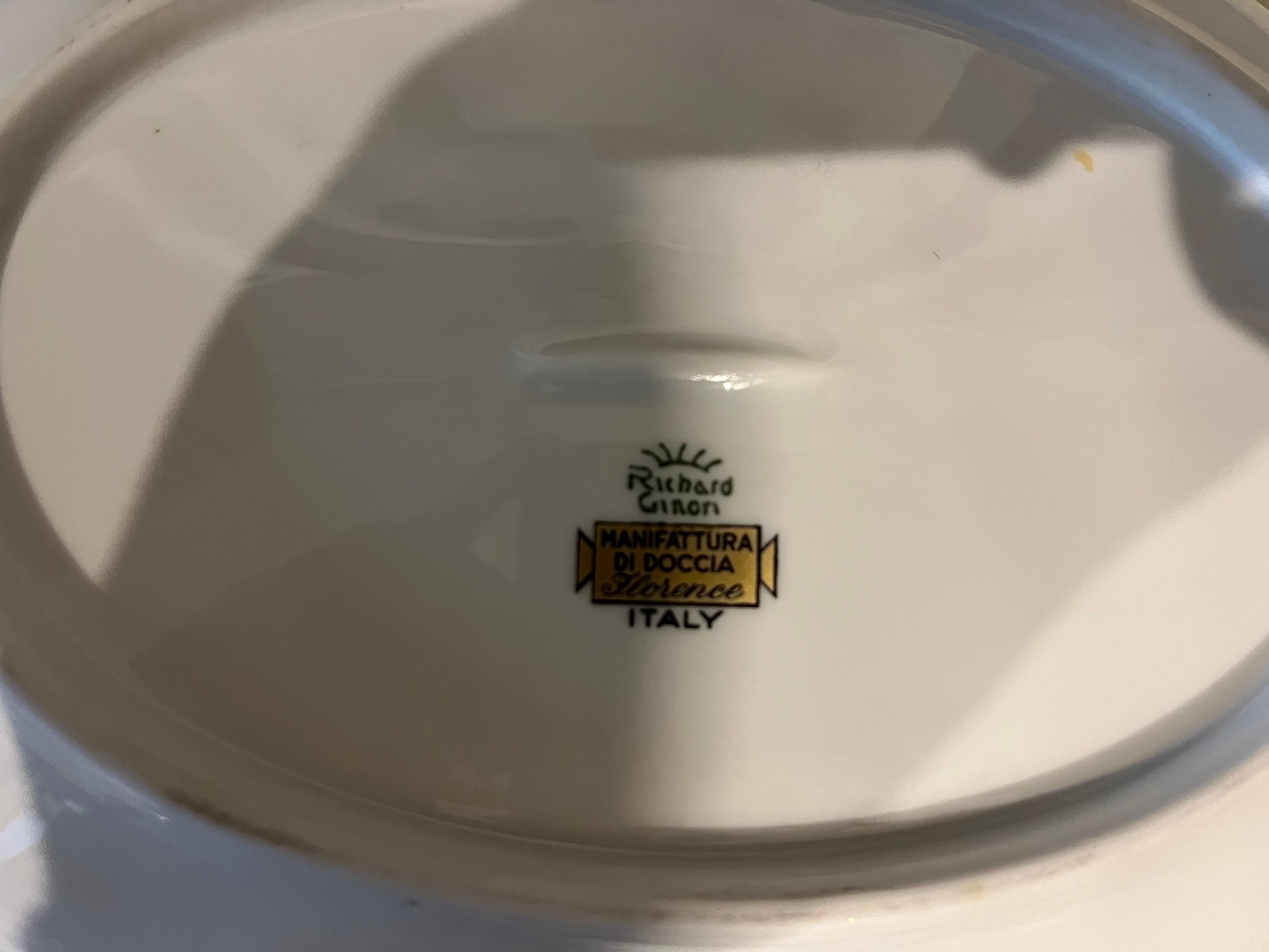 Richard Ginori's Marescialla in porcelain from the 70s in vendita 2