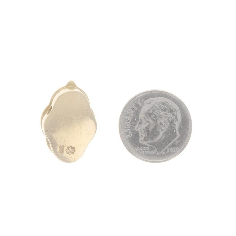 A Richard Glatter Ruby Diamond Slide Charm - Yellow Gold 14k Round .53ctw Excellent état - En vente à Greensboro, NC