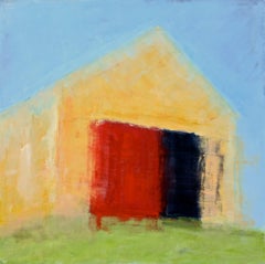 Big Red Door, Painting, Oil on Canvas