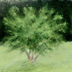 Ghost Tree # 5, Painting, Oil on Wood Panel
