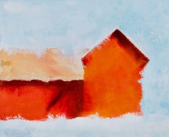 Rot, Weiß & Blau, Gemälde, Öl auf MDF-Tafel