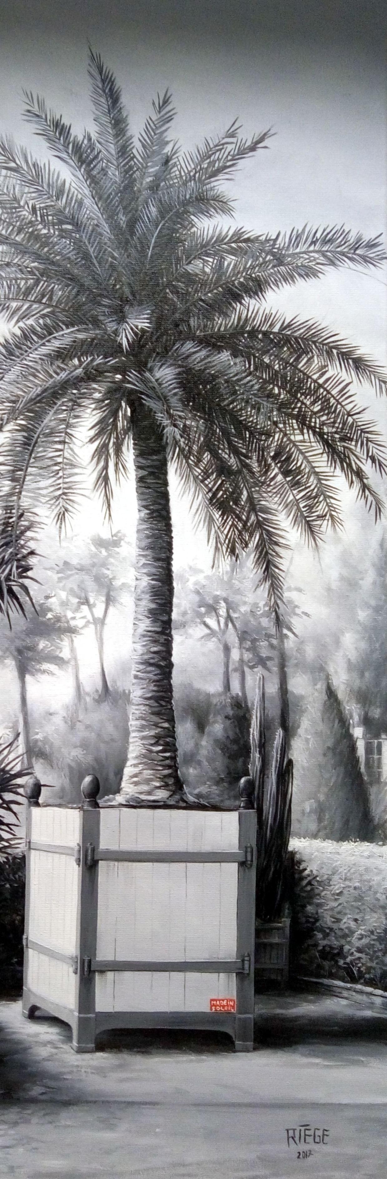 Dream of a palm tree - Painting by Richard Gosselin-Riege