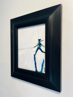 Come Home!-original impressionism figurative oil painting-contemporary Art