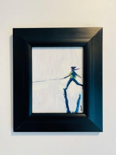 Come Home!-original impressionism figurative oil painting-contemporary Art