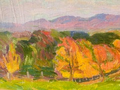 Fauvist Oil on Board ca 1930 by Richard H Bassett